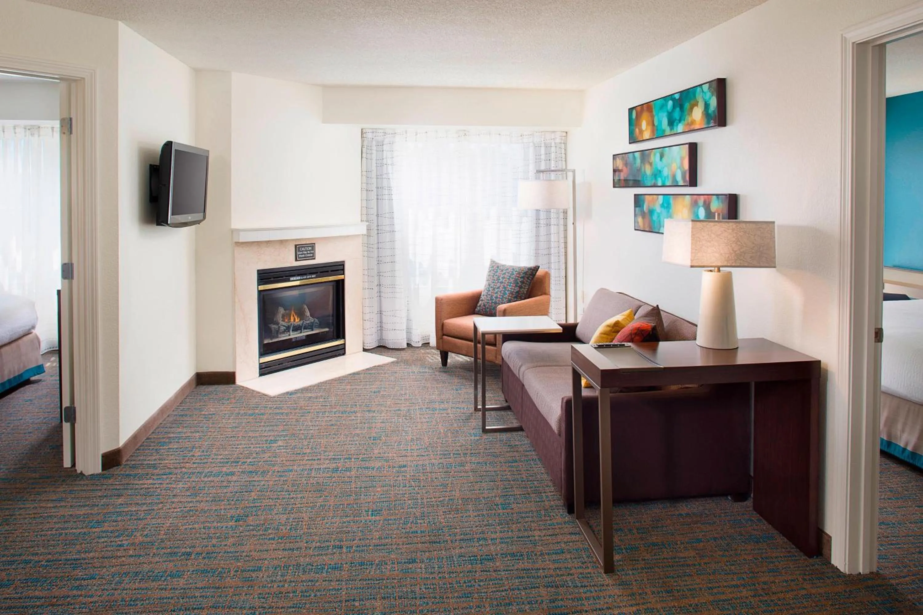 Living room in Residence Inn Portland Scarborough