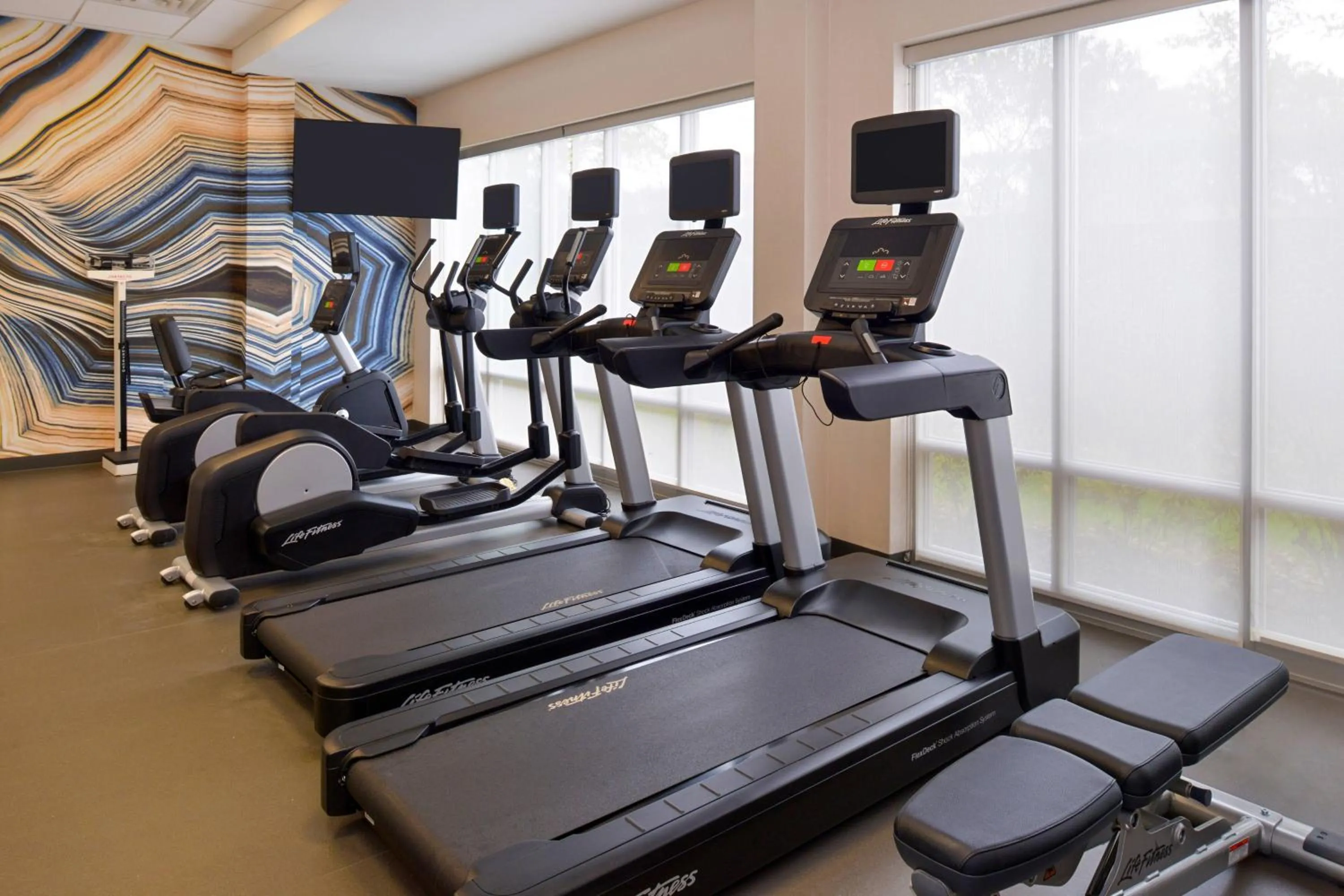 Fitness centre/facilities in SpringHill Suites Durham Chapel Hill