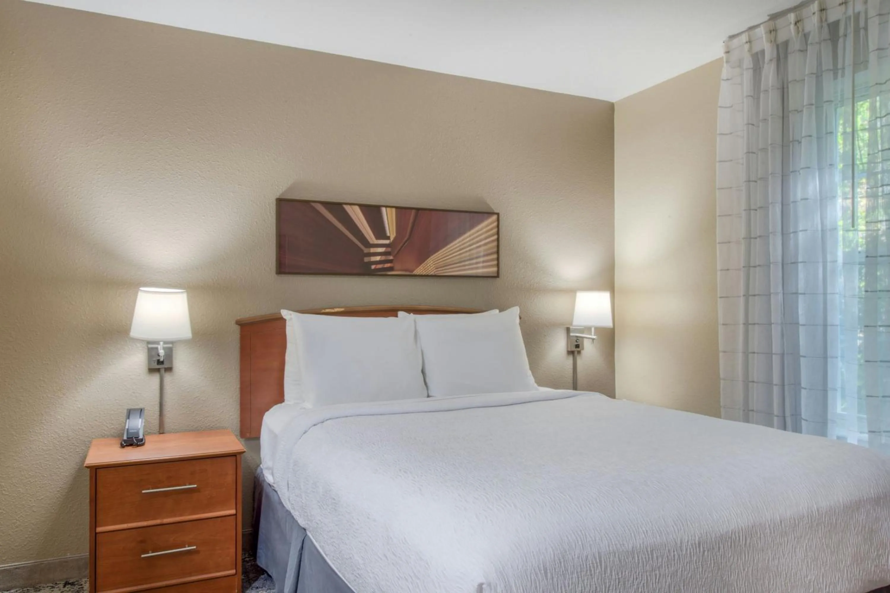 Bedroom, Bed in TownePlace Suites Raleigh Cary/Weston Parkway