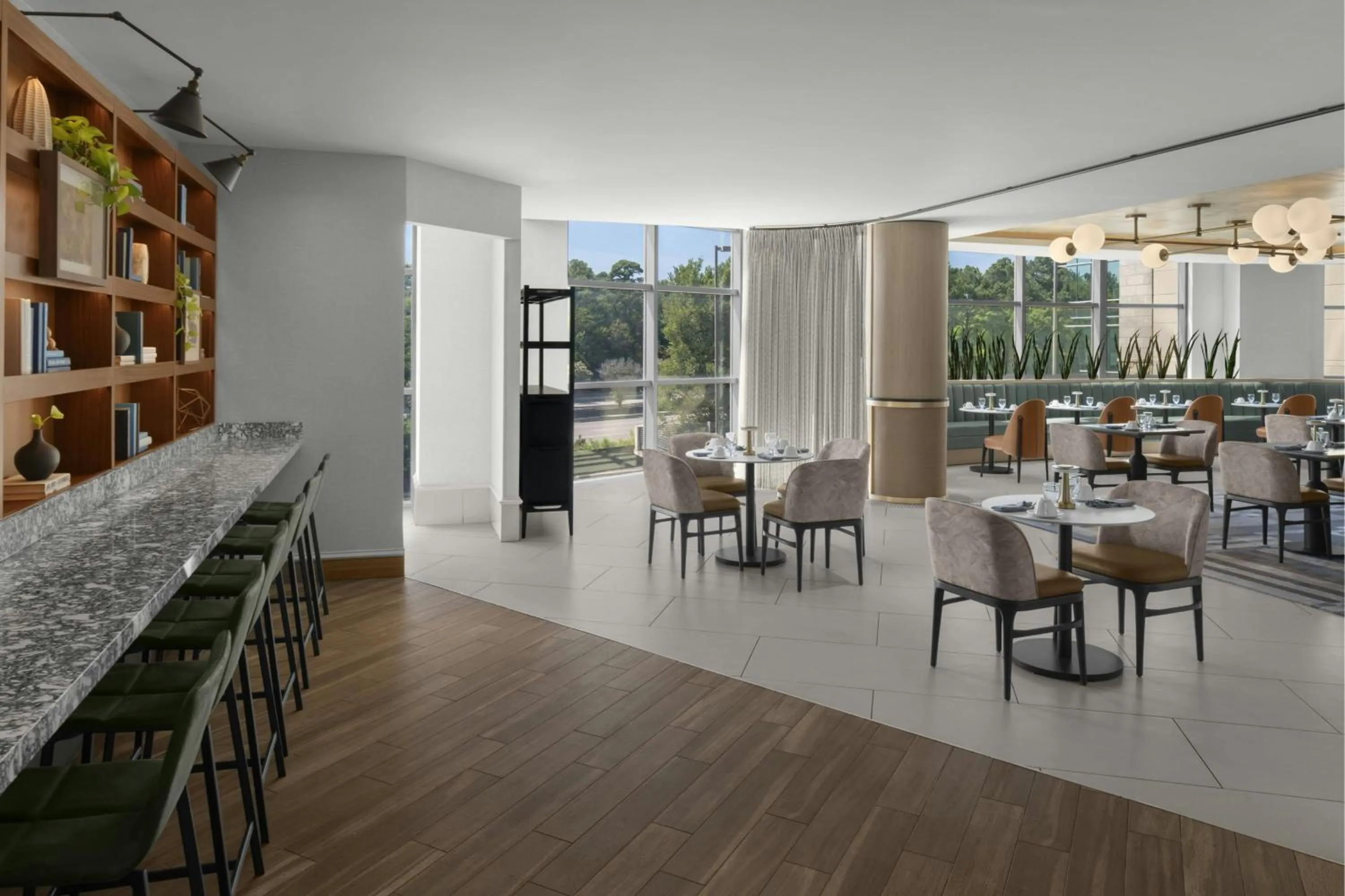 Restaurant/places to eat in Renaissance Raleigh North Hills Hotel