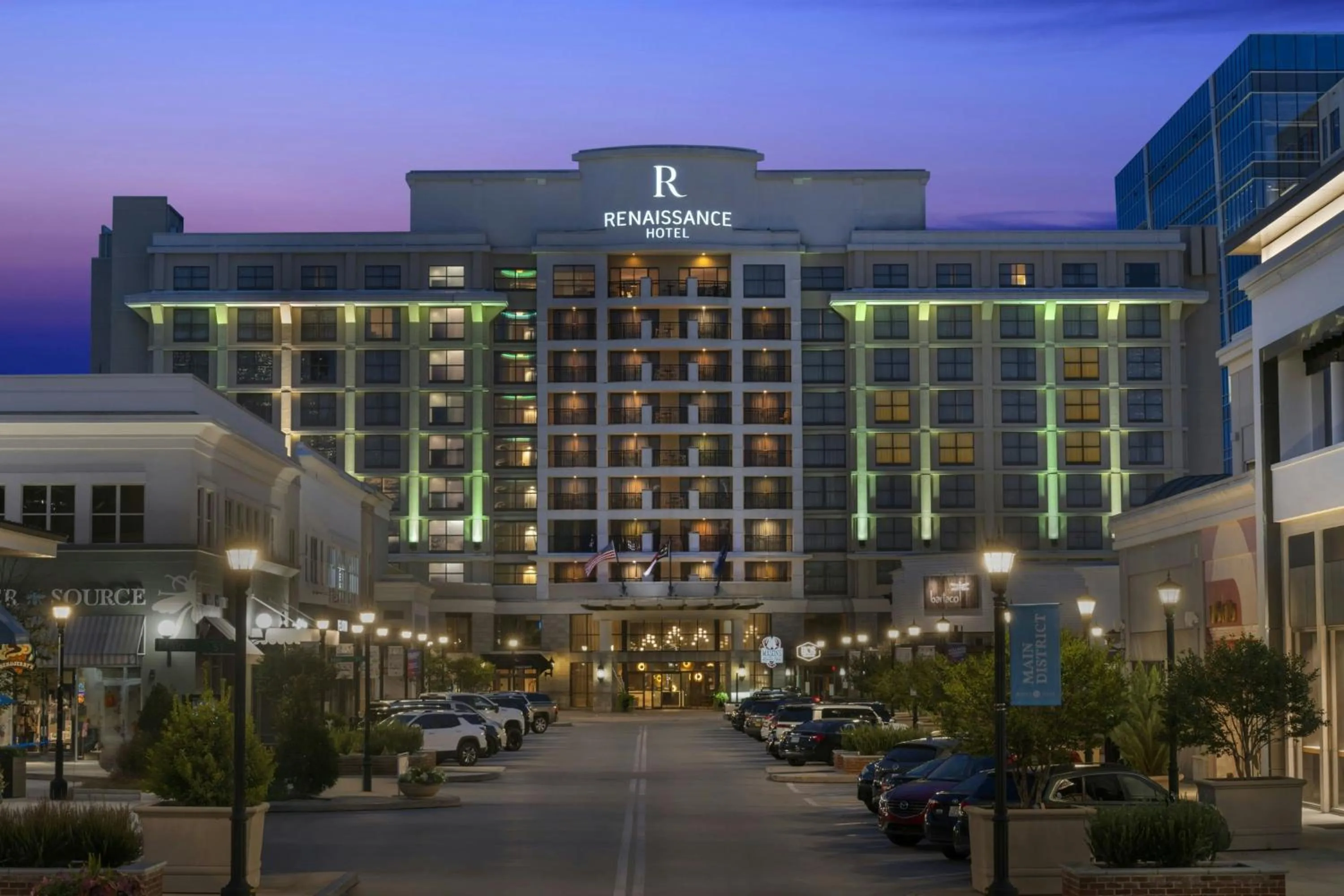 Property building in Renaissance Raleigh North Hills Hotel
