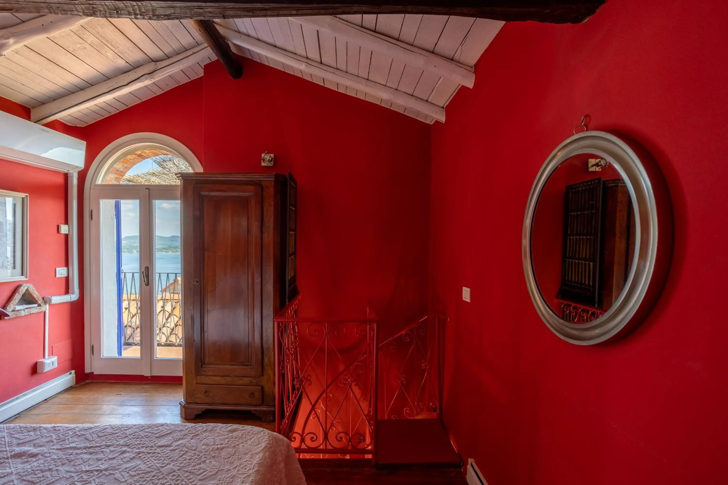 Bed in La TORRETTA Studios & Suite