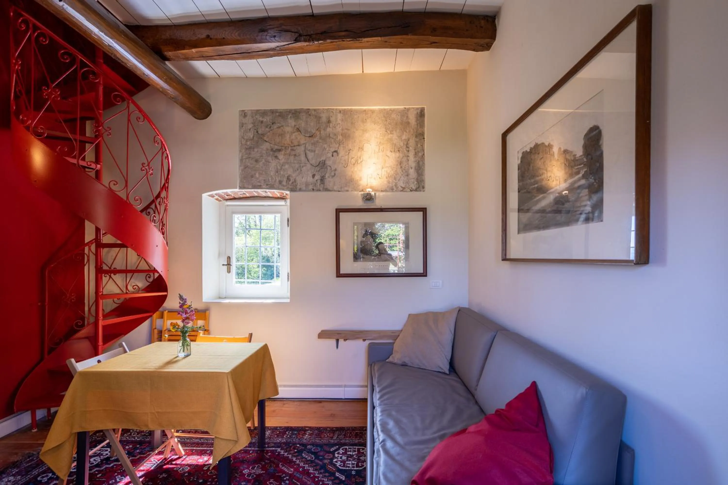 Living room in La TORRETTA Studios & Suite