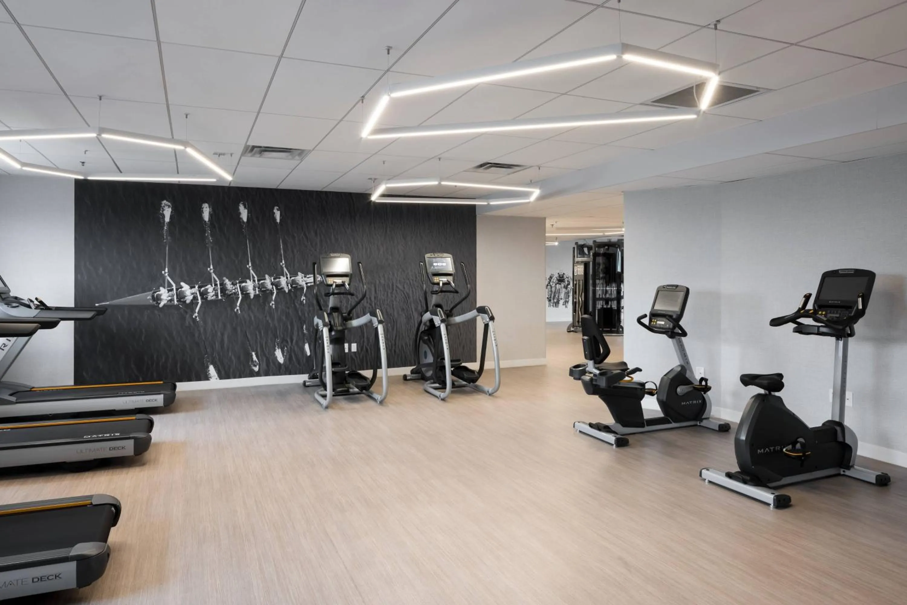 Fitness centre/facilities in Richmond Marriott