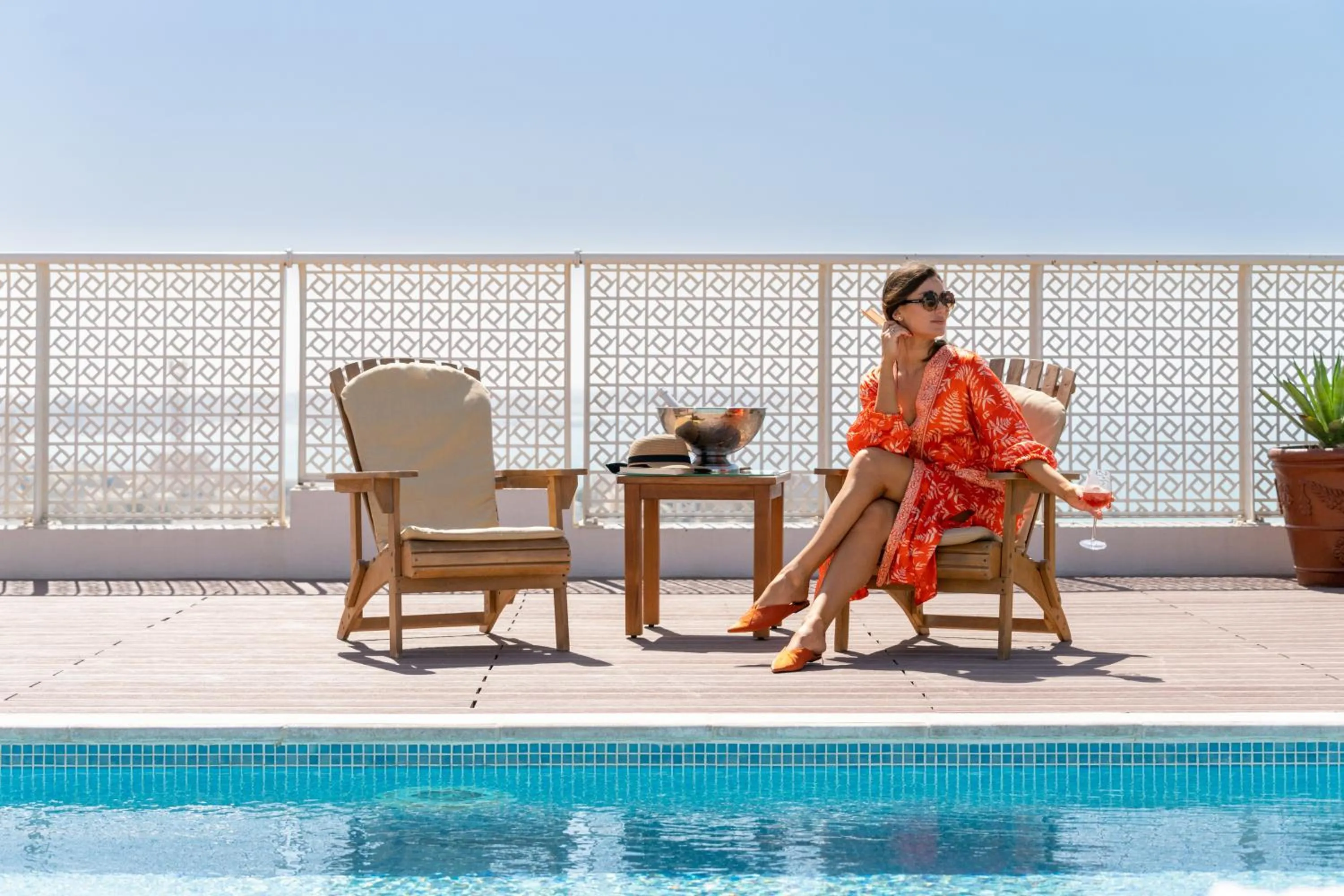 Swimming pool in Sofitel Bahrain Zallaq Thalassa Sea & Spa