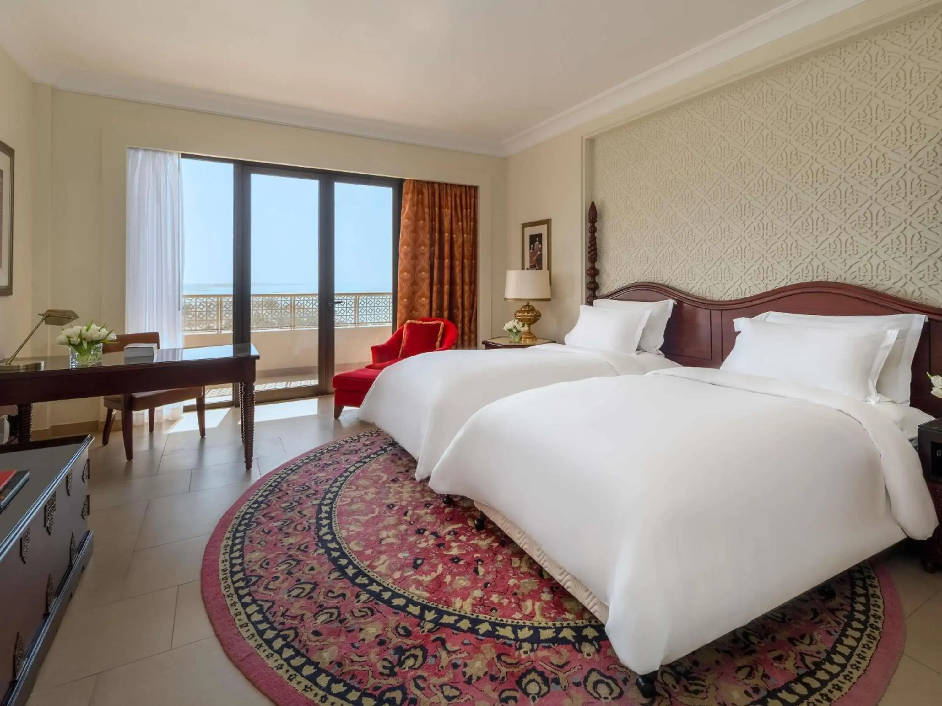 Luxury Twin Room with Balcony and Sea View in Sofitel Bahrain Zallaq Thalassa Sea & Spa Luxury Twin Room with Balcony and Sea View in Sofitel Bahrain Zallaq Thalassa Sea & Spa