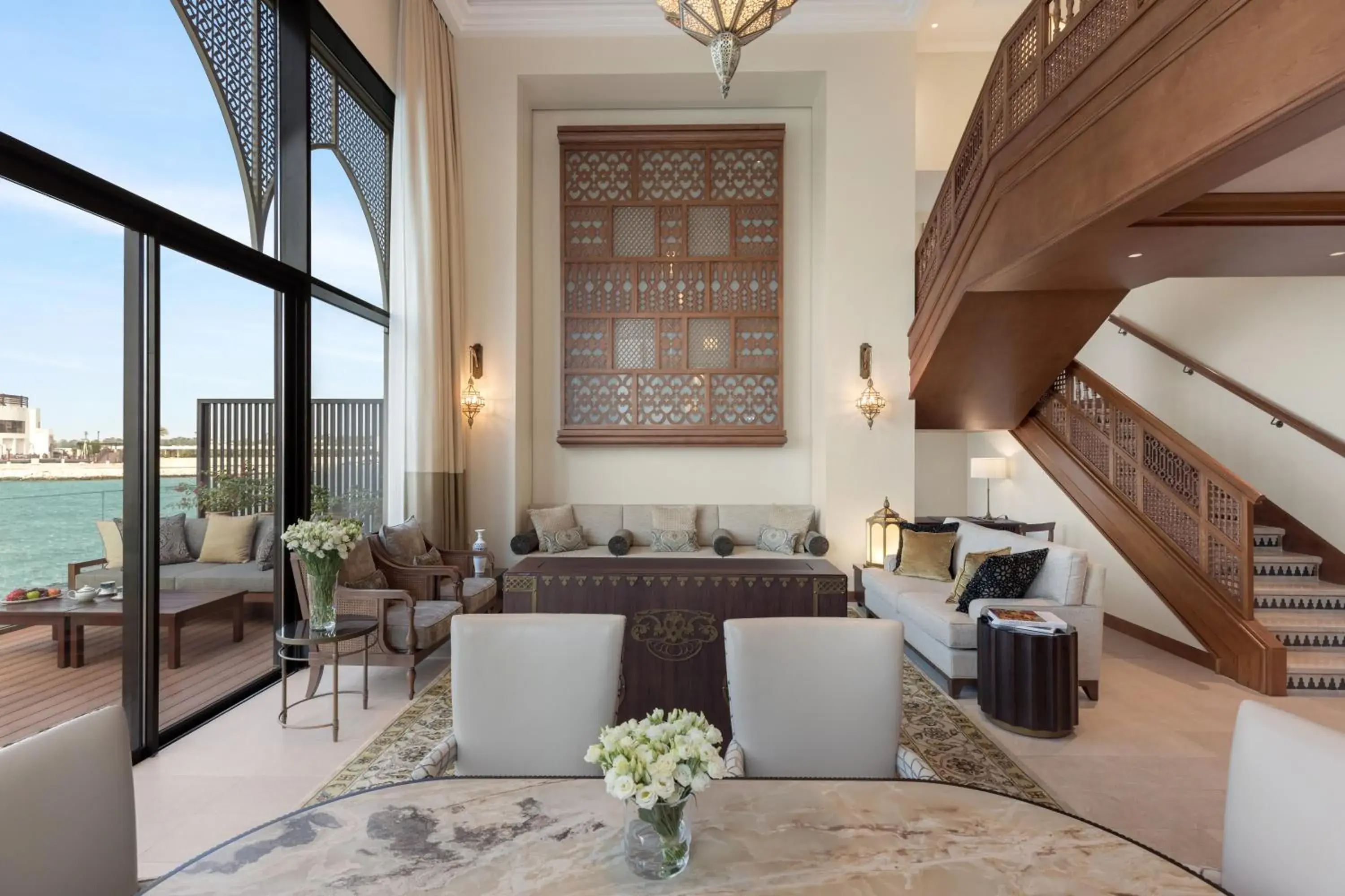 Living room in Sofitel Bahrain Zallaq Thalassa Sea & Spa