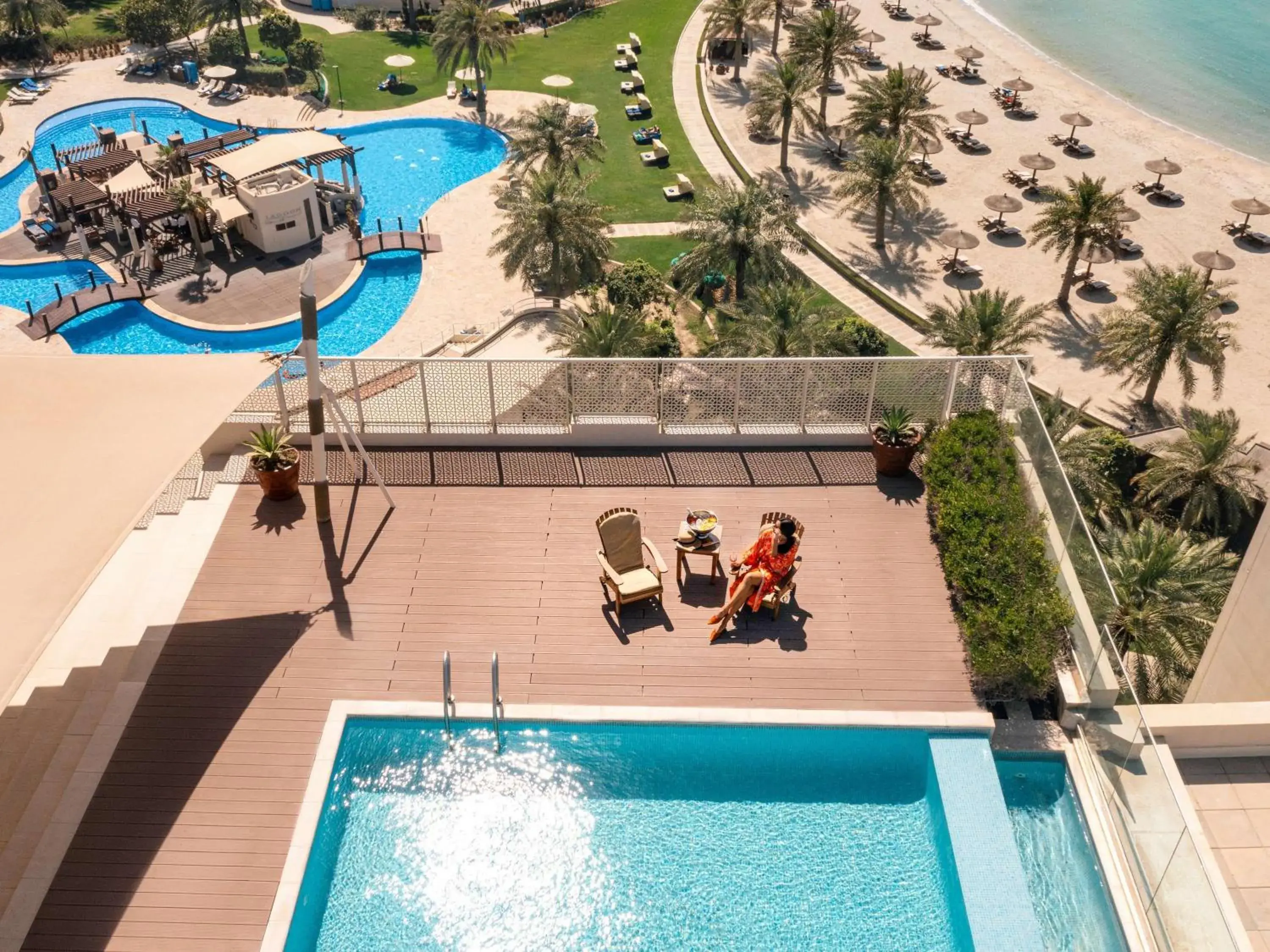 Bedroom, Pool View in Sofitel Bahrain Zallaq Thalassa Sea & Spa