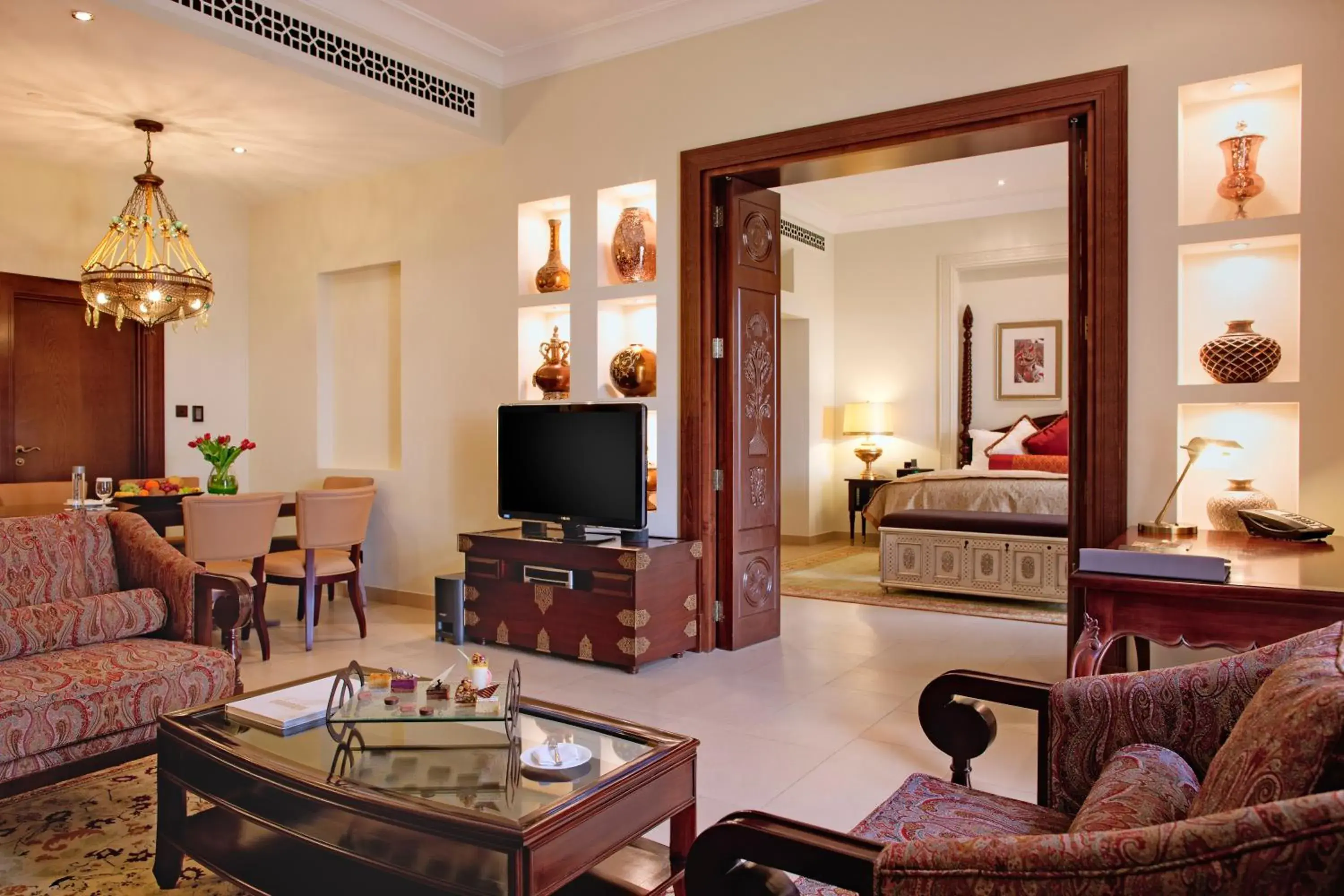 Prestige Suite with balcony and sea view in Sofitel Bahrain Zallaq Thalassa Sea & Spa