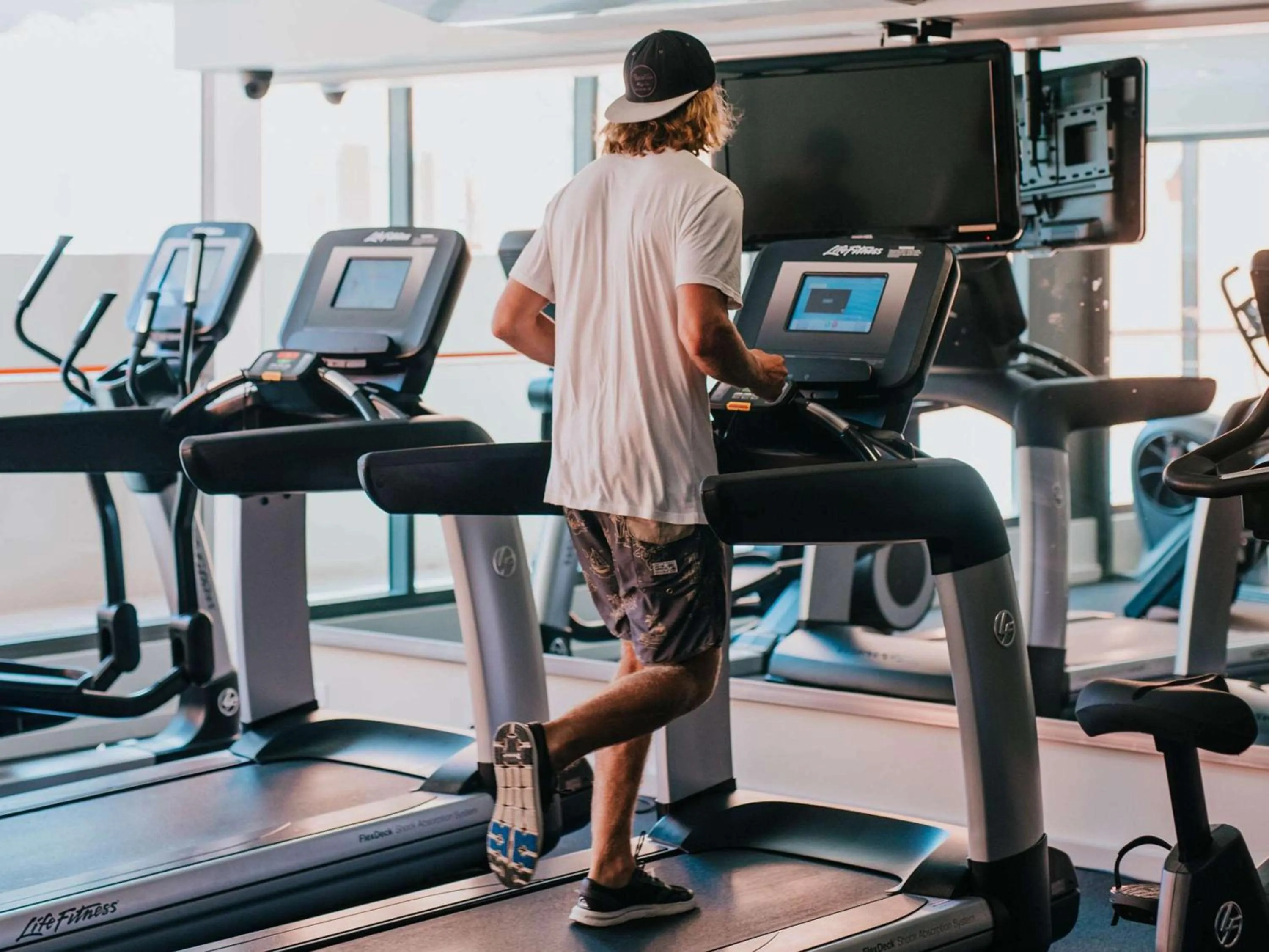 On site in Novotel Newcastle Beach