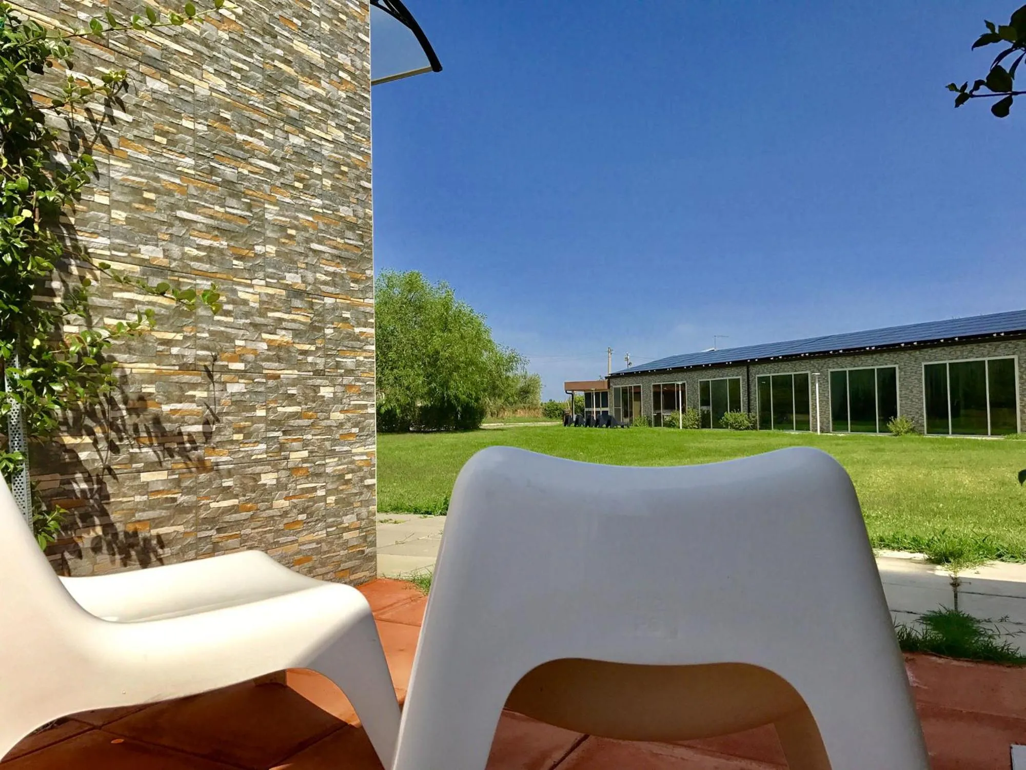 Garden view in B&B Villa degli Angeli