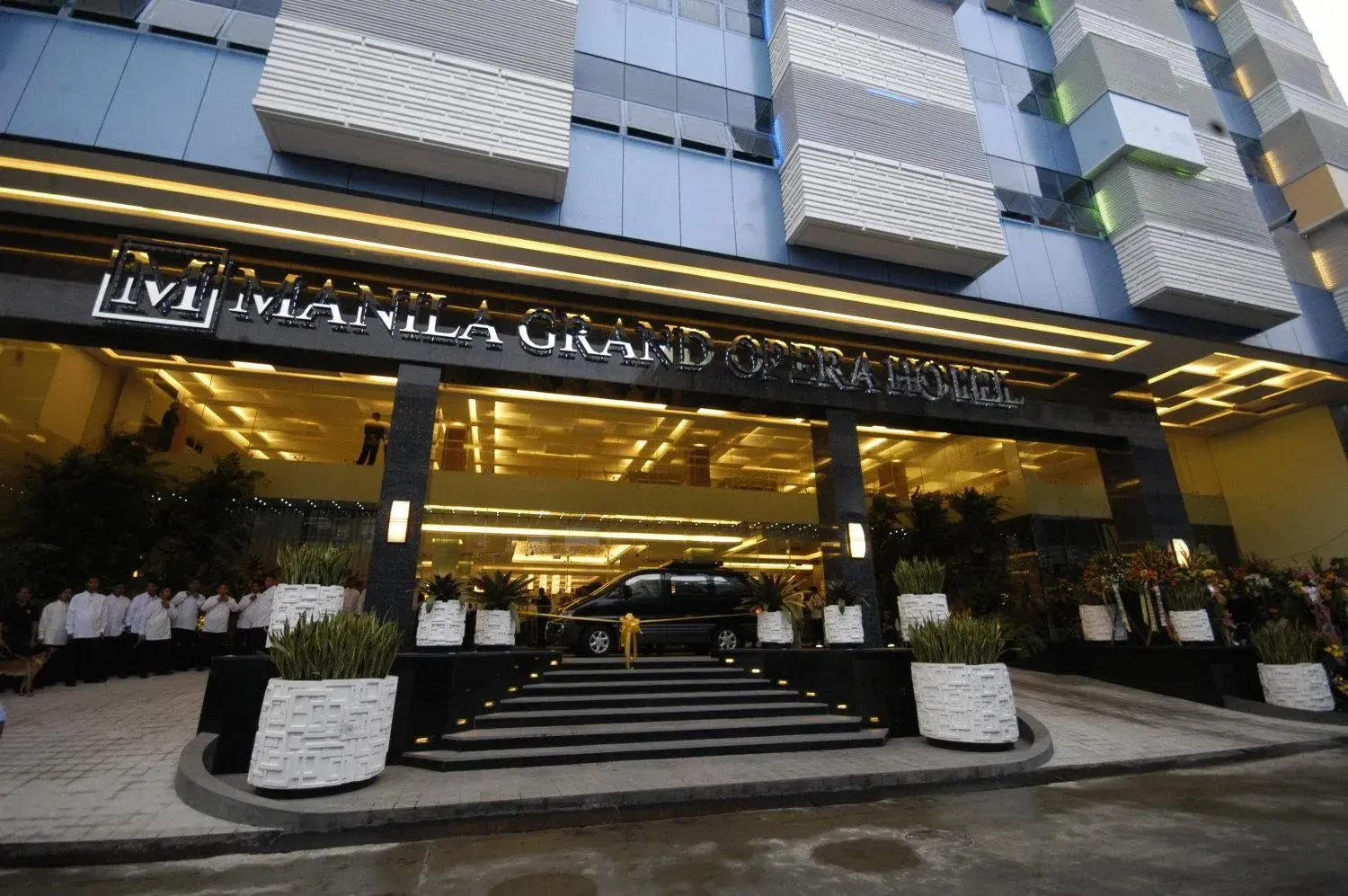 Facade/entrance in Manila Grand Opera Hotel Facade/entrance in Manila Grand Opera Hotel