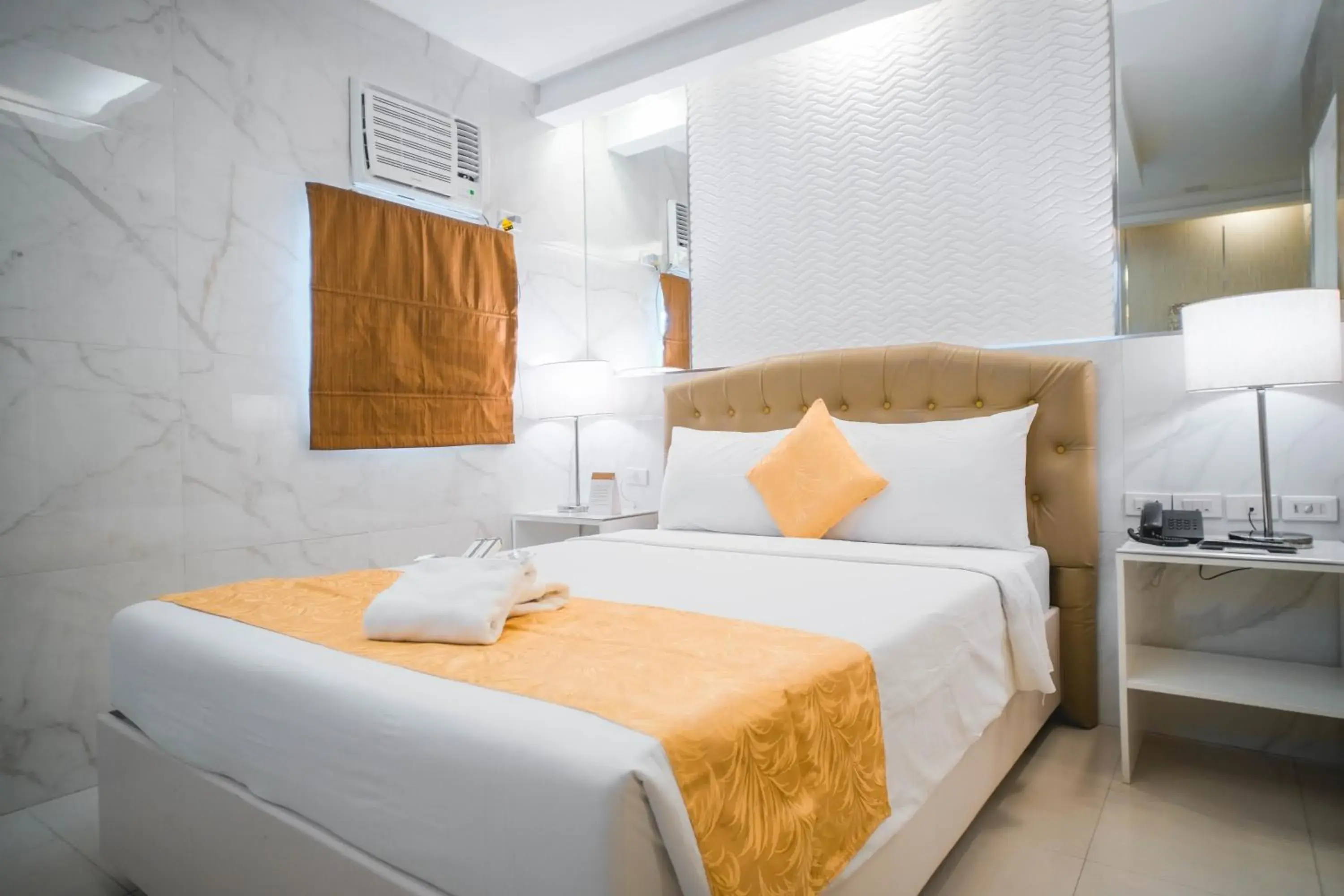 Bed in Manila Grand Opera Hotel Bed in Manila Grand Opera Hotel