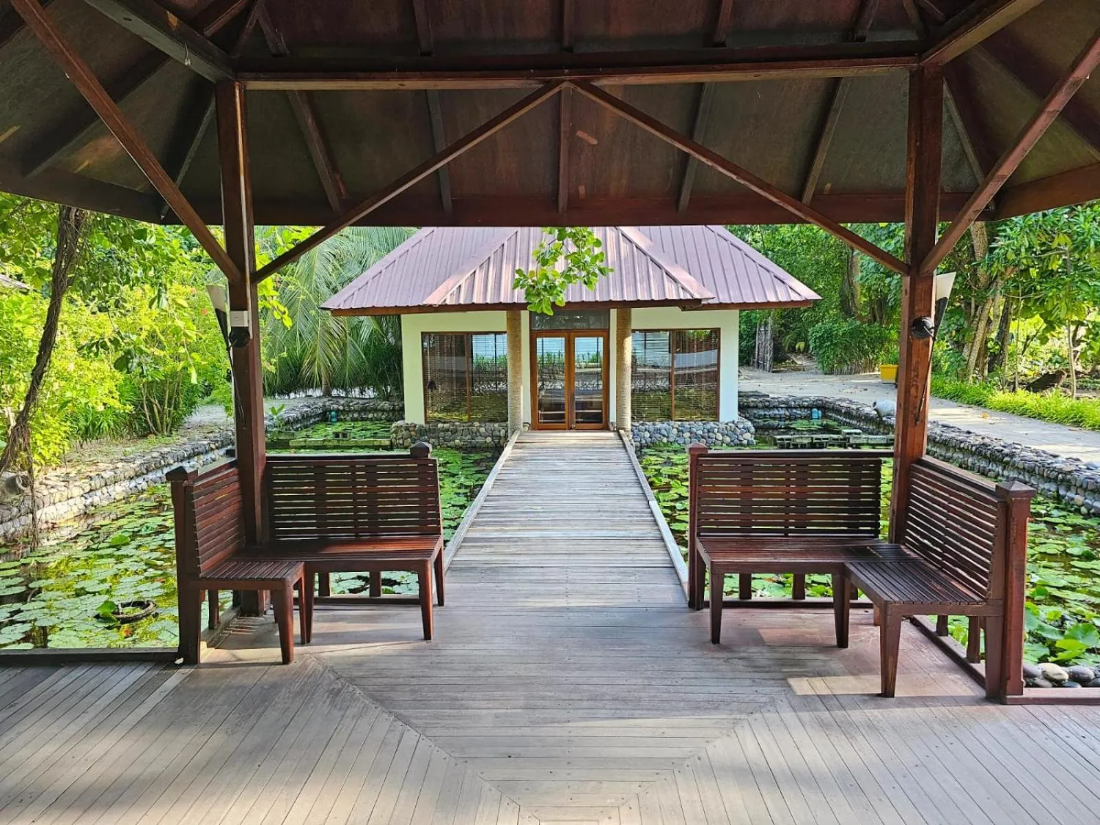 Library in Filitheyo Island Resort