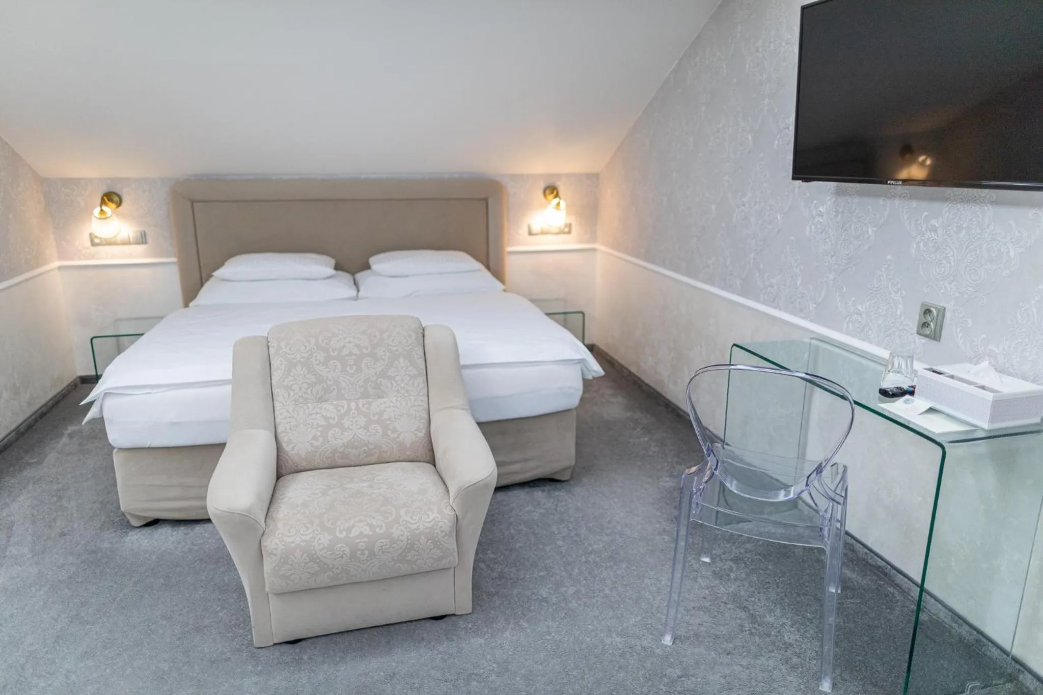 Bed in Villa Basileia Riverside