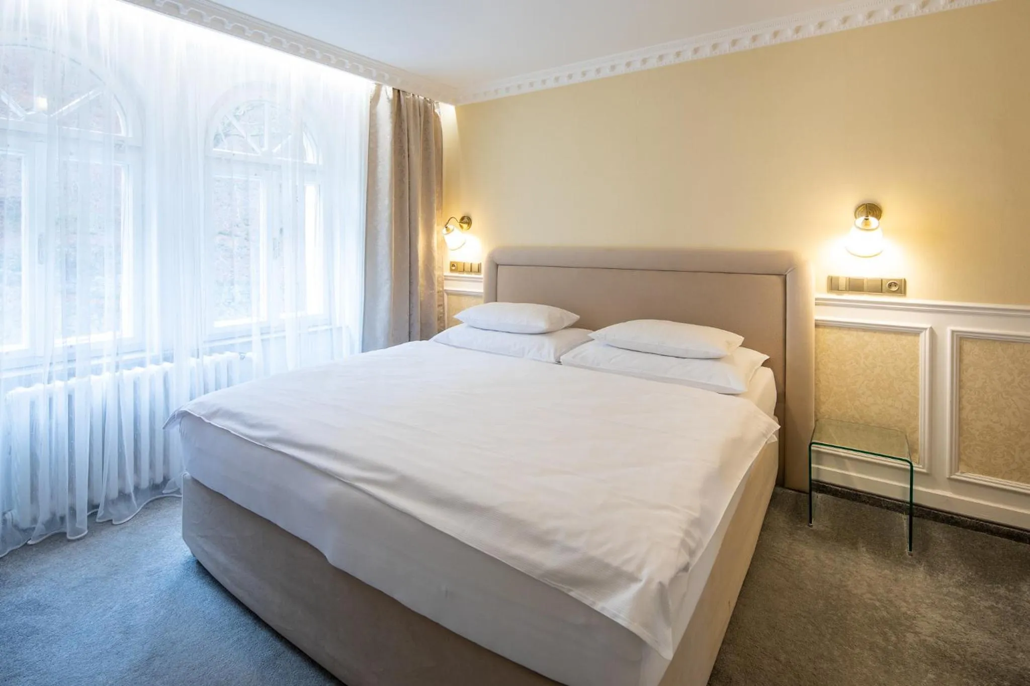 Bed in Villa Basileia Riverside