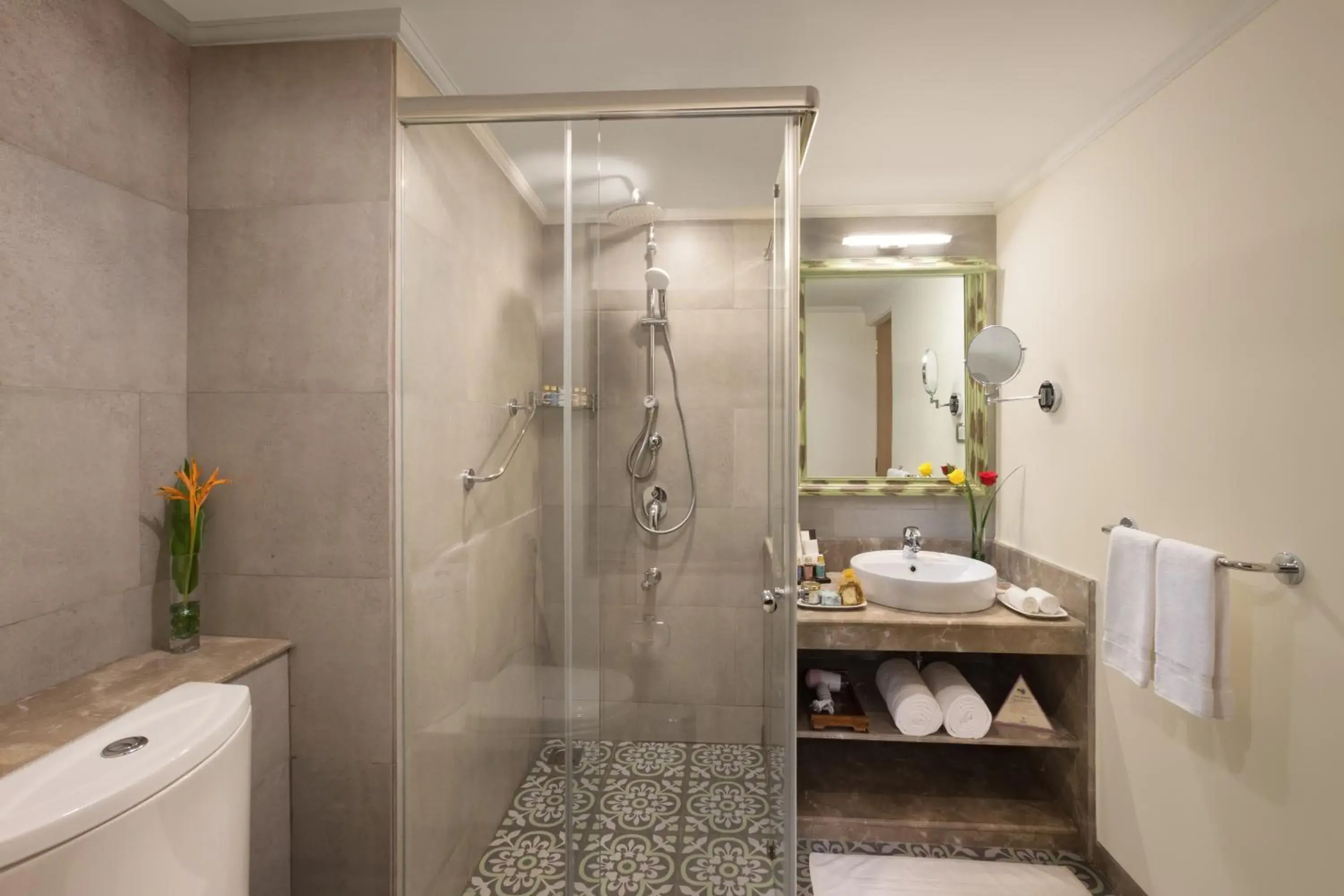 Bathroom in Heritage Village Resort & Spa Goa Bathroom in Heritage Village Resort & Spa Goa