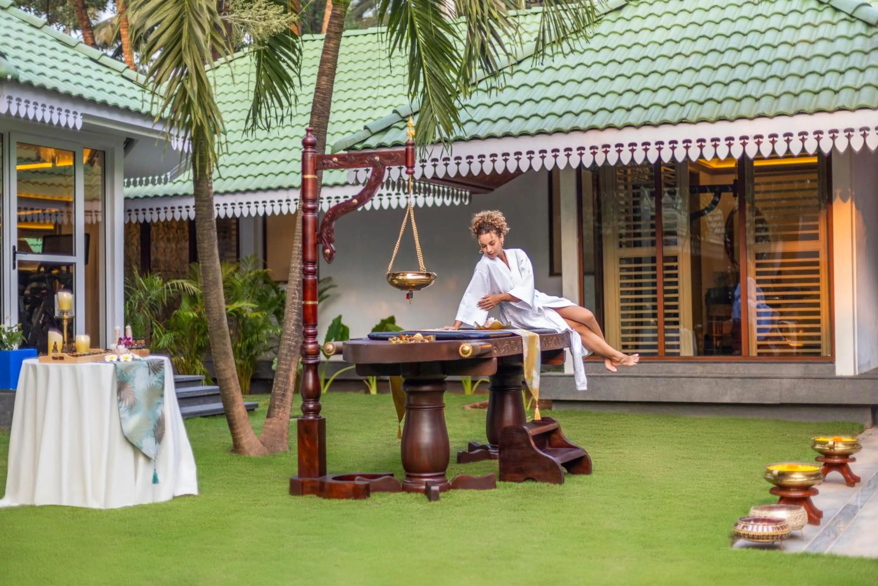 Spa and wellness centre/facilities in Heritage Village Resort & Spa Goa