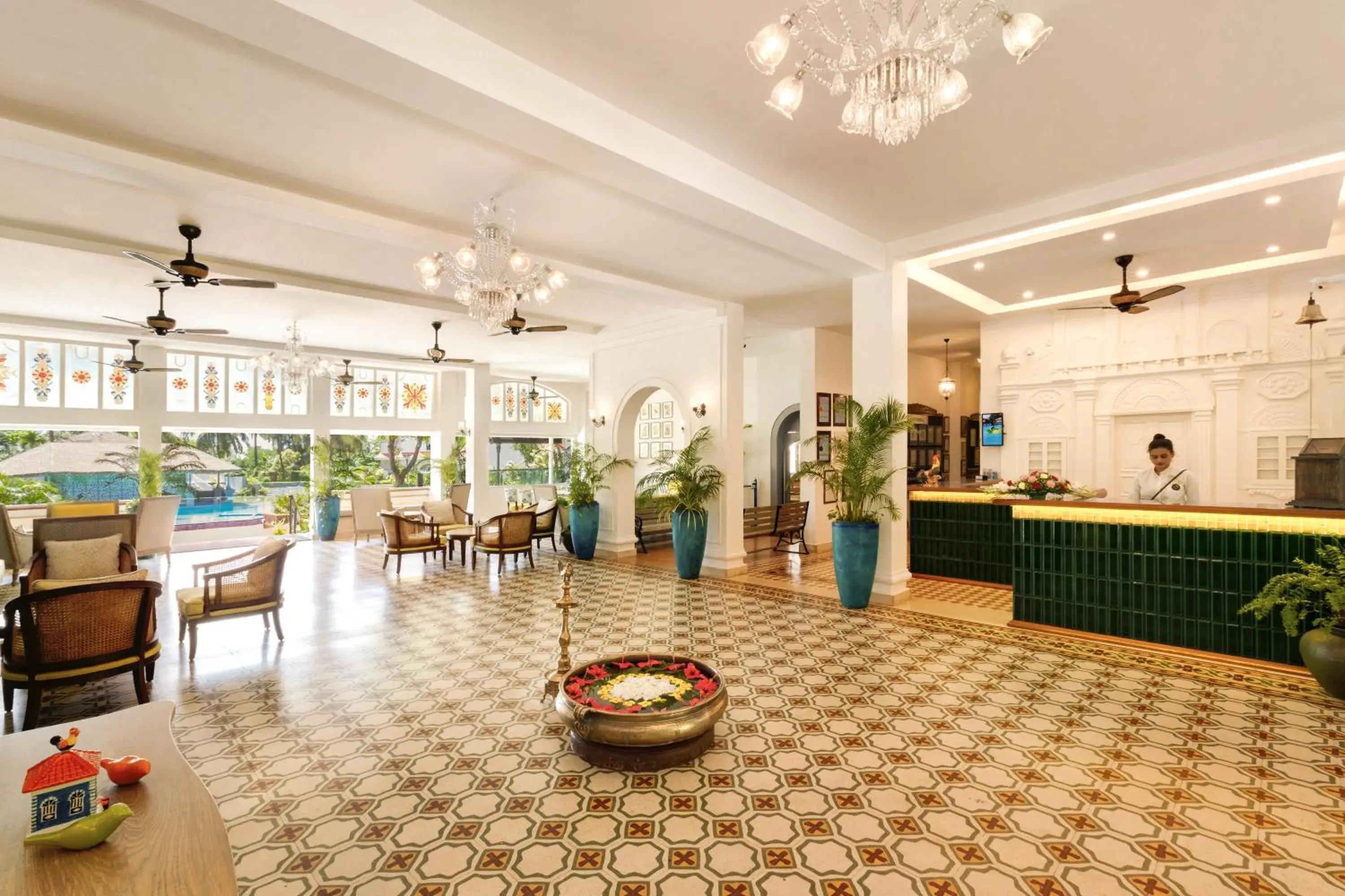 Lobby or reception in Heritage Village Resort & Spa Goa Lobby or reception in Heritage Village Resort & Spa Goa