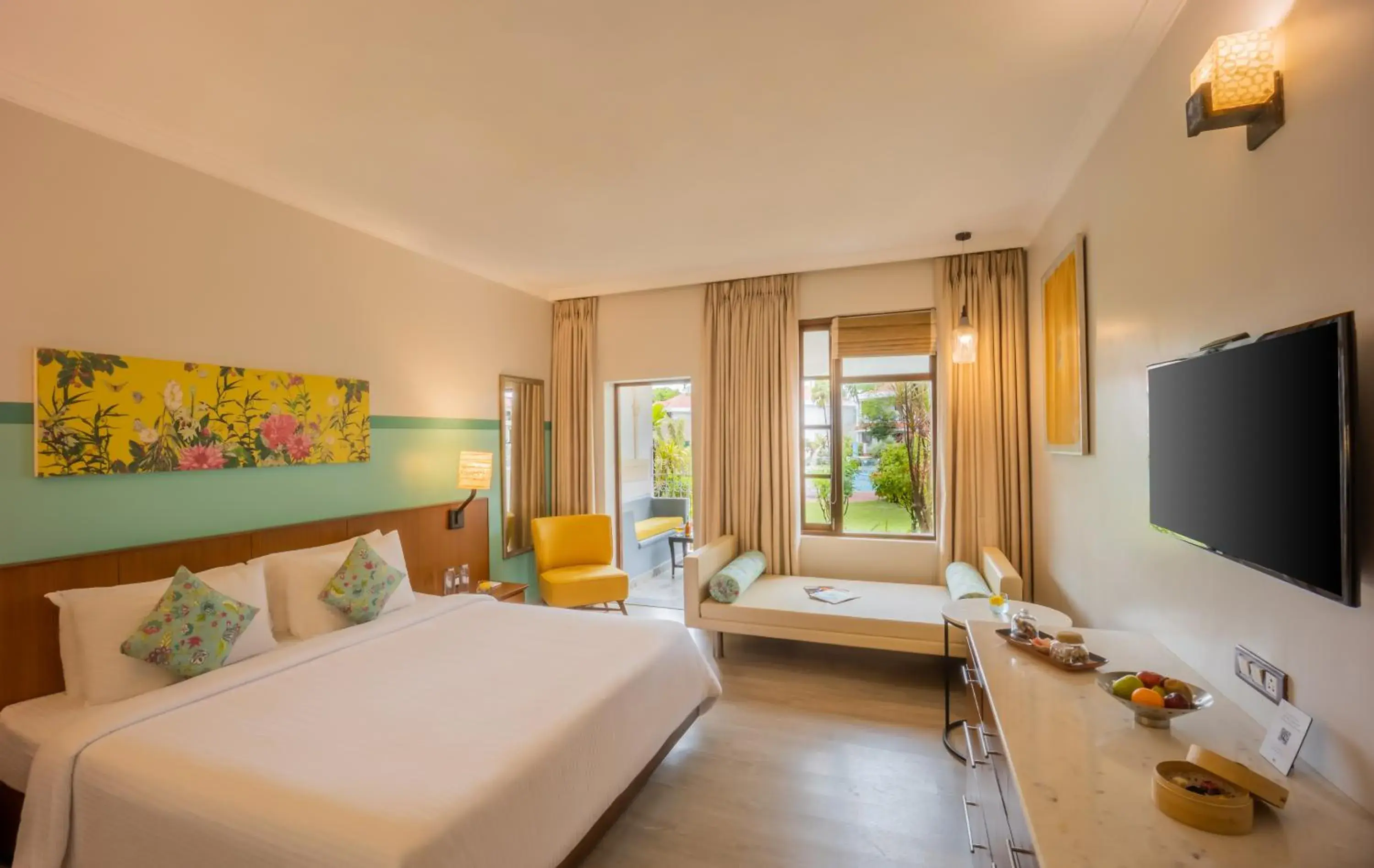 Deluxe Pool Facing Rooms - 15% off on Food, Laundry & Spa in Heritage Village Resort & Spa Goa Deluxe Pool Facing Rooms - 15% off on Food, Laundry & Spa in Heritage Village Resort & Spa Goa