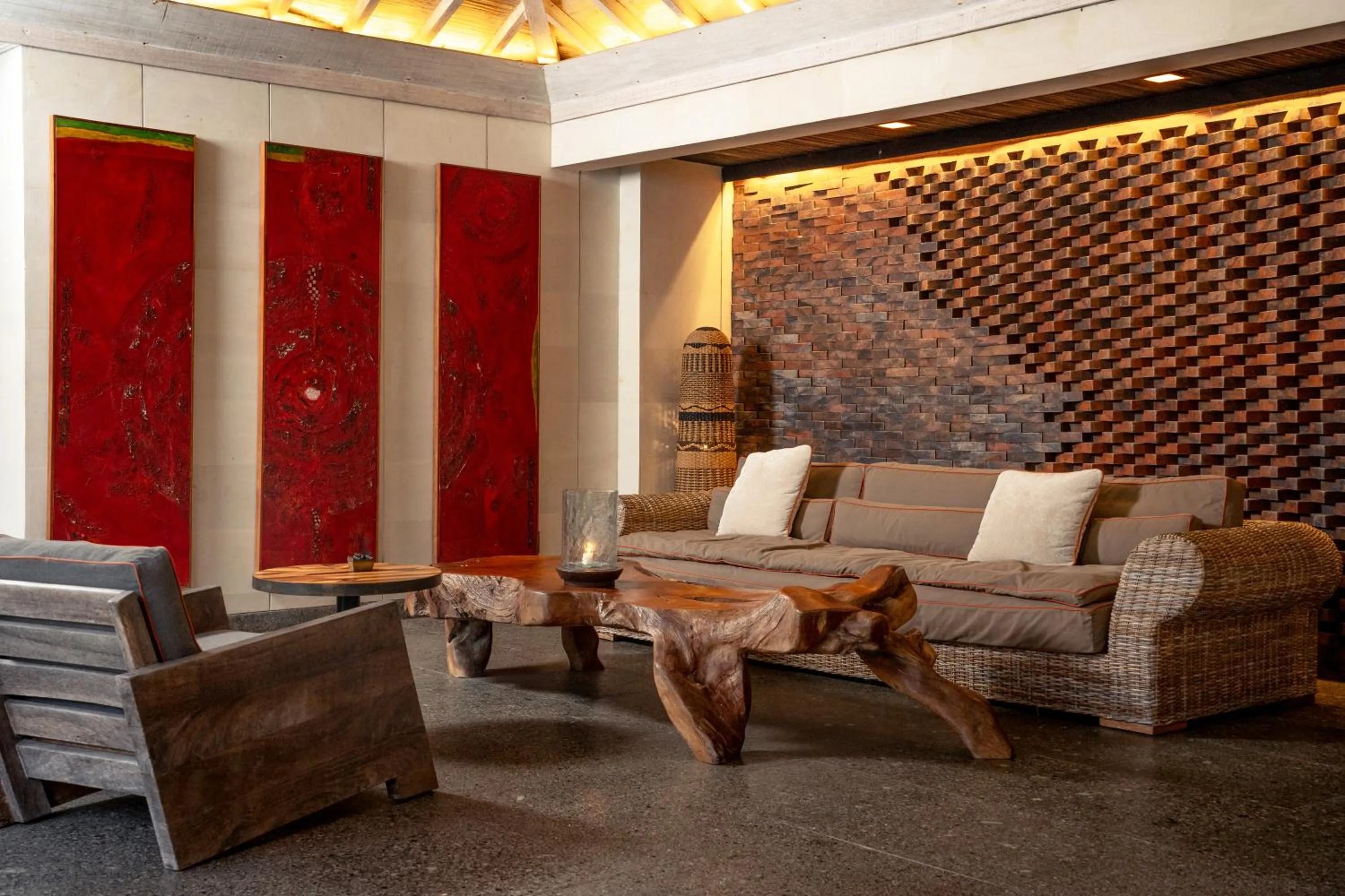 Living room in Chapung Sebali Resort