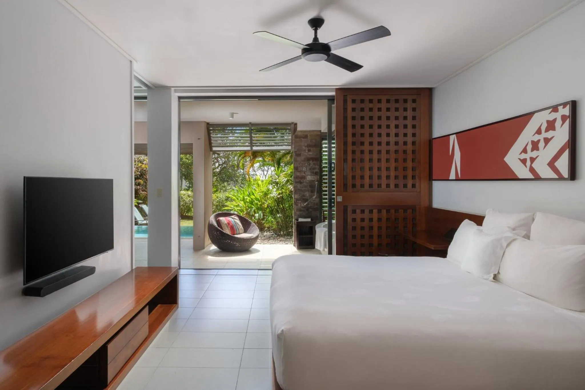 Bedroom, Bed in InterContinental Fiji Golf Resort & Spa by IHG