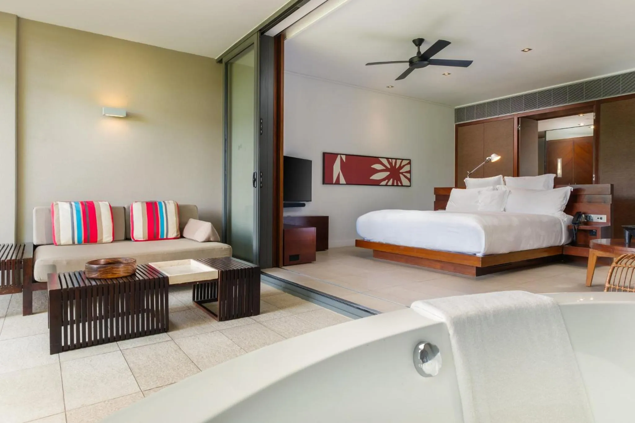 Photo of the whole room, Bed in InterContinental Fiji Golf Resort & Spa by IHG