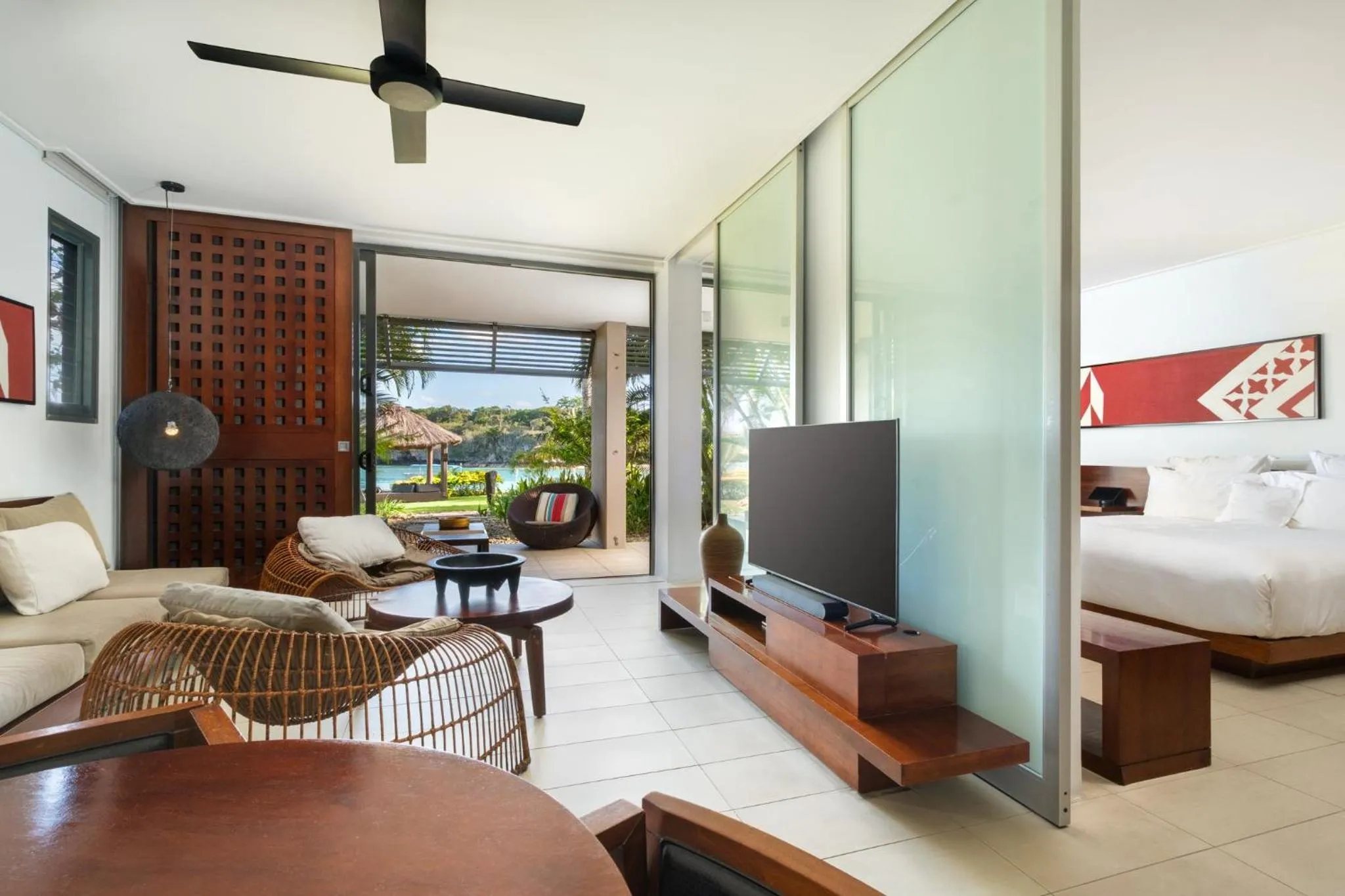 Photo of the whole room, Bed in InterContinental Fiji Golf Resort & Spa by IHG
