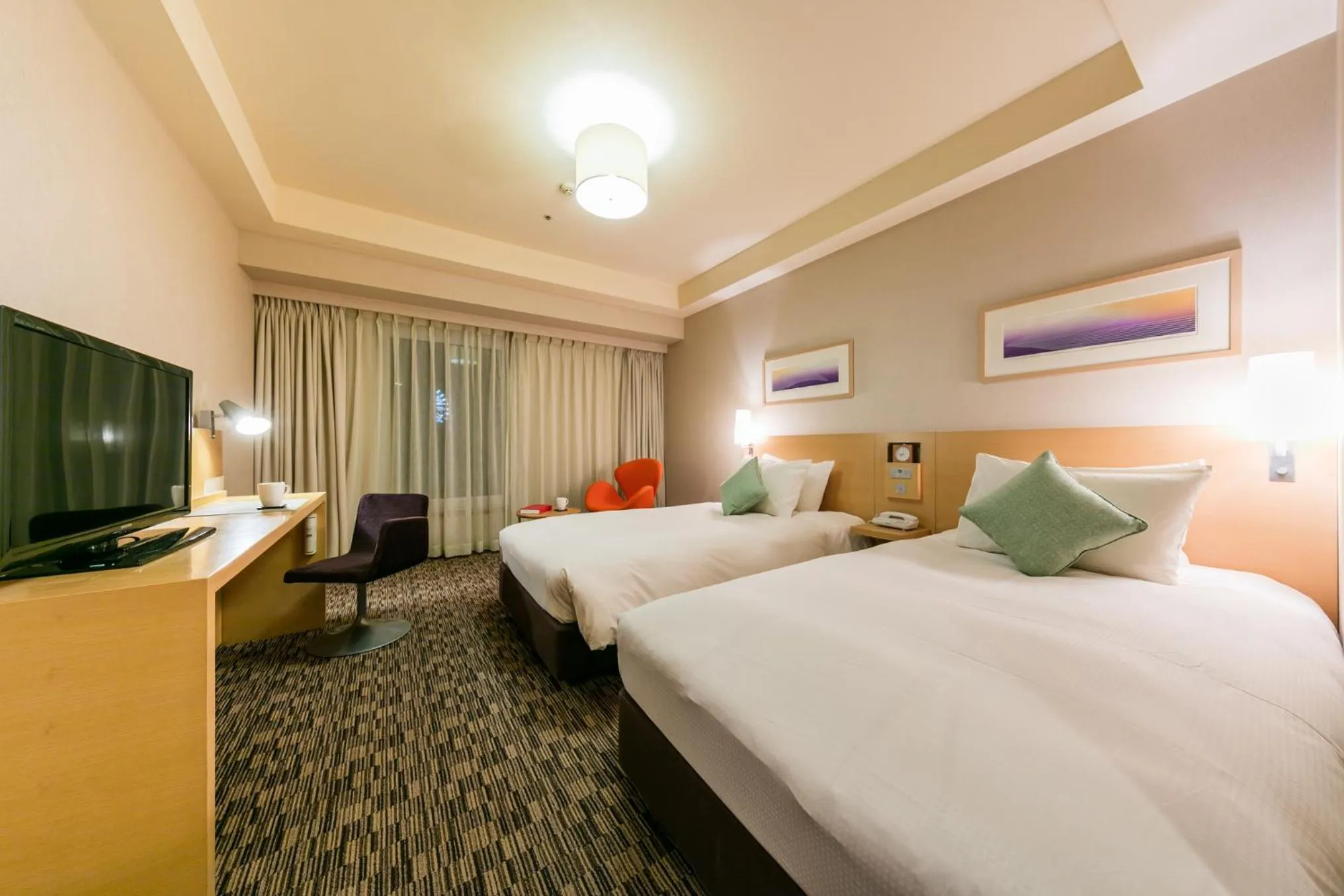 Photo of the whole room, Bed in Hotel Resol Trinity Sapporo