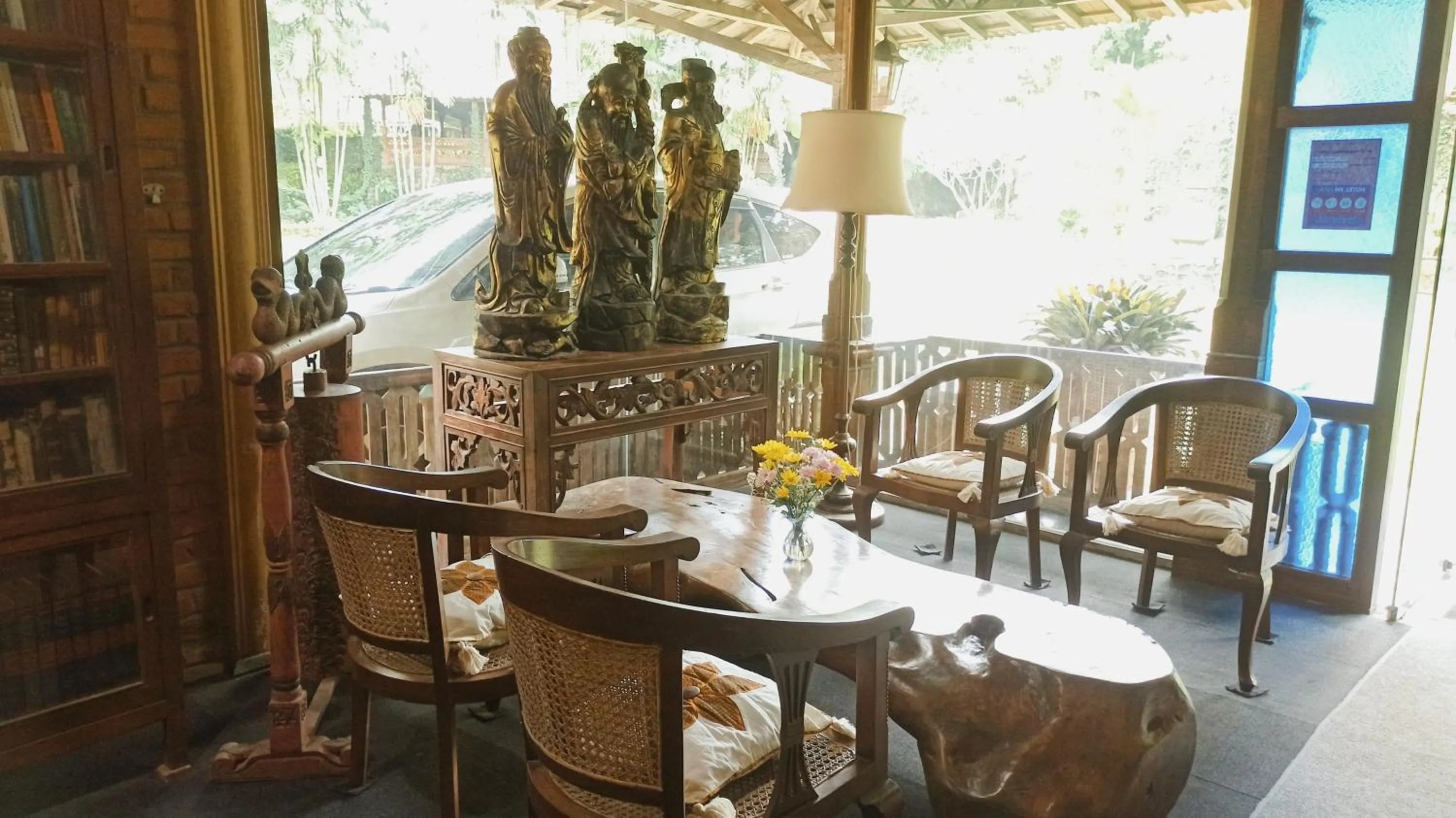 Lobby or reception in Hills Joglo Villa