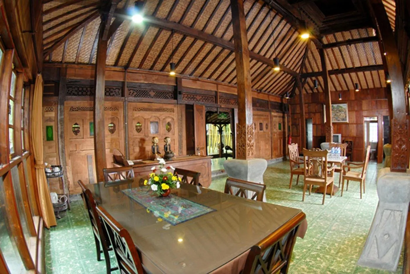 Living room in Hills Joglo Villa