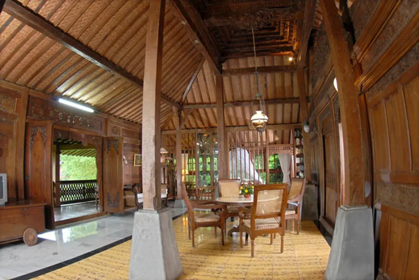 Living room in Hills Joglo Villa Living room in Hills Joglo Villa