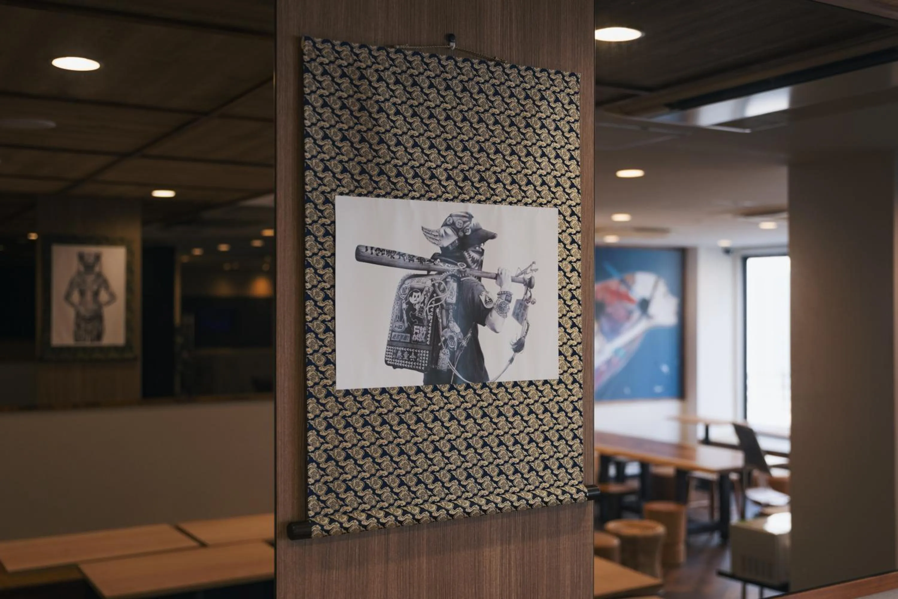 Decorative detail in OKINI HOTEL namba