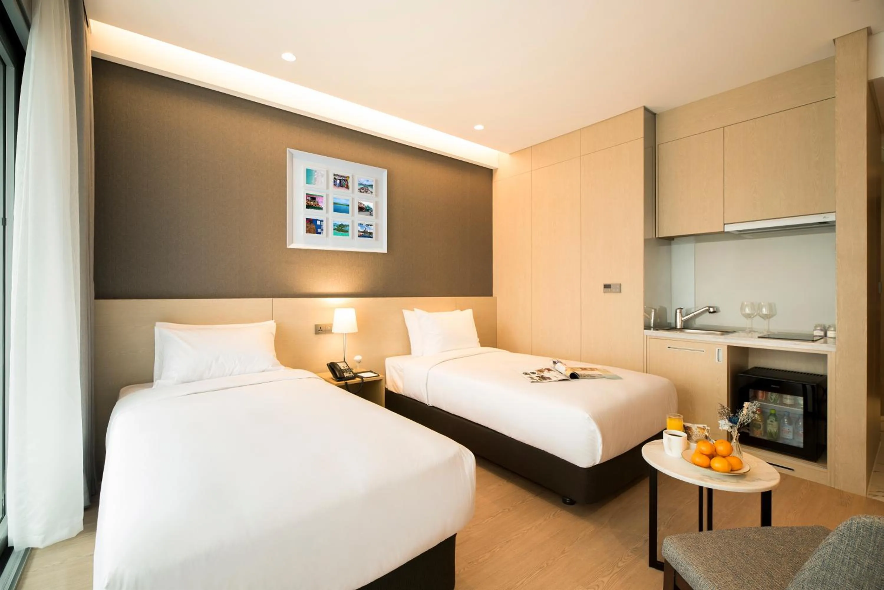 Decorative detail, Bed in St. John's Hotel