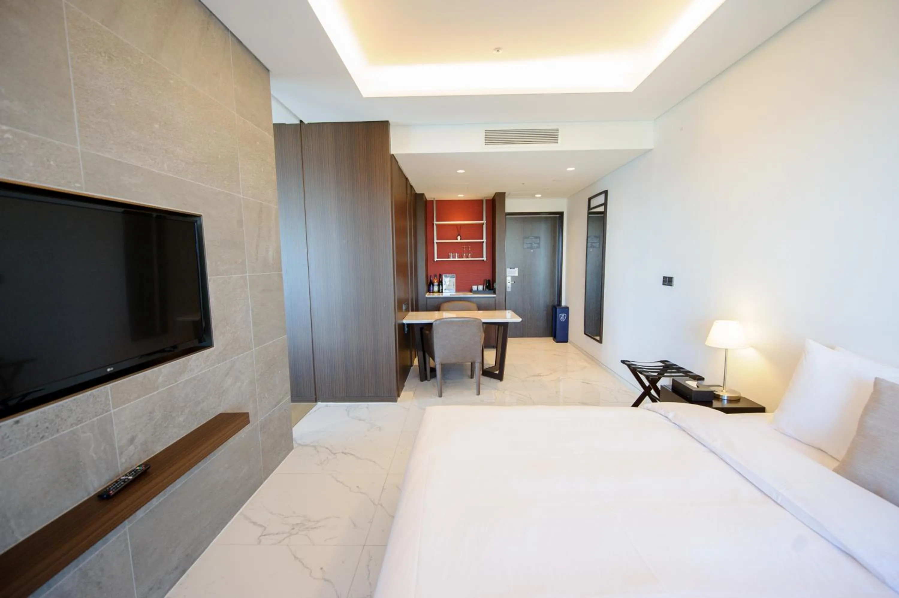 Decorative detail, Bed in St. John's Hotel