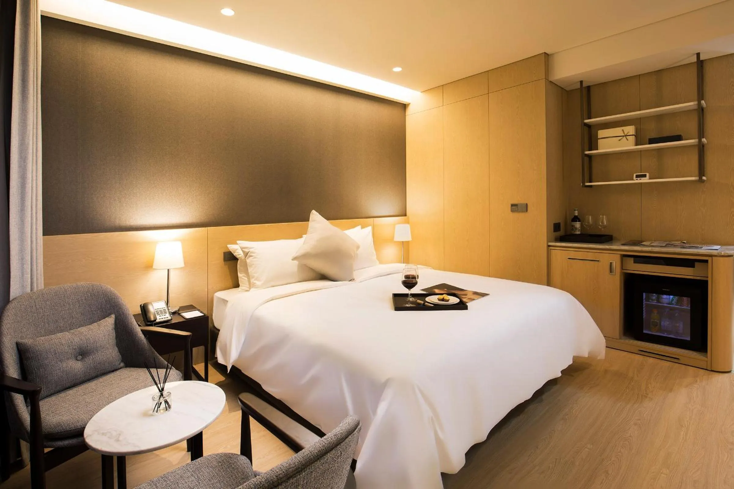 Decorative detail, Bed in St. John's Hotel