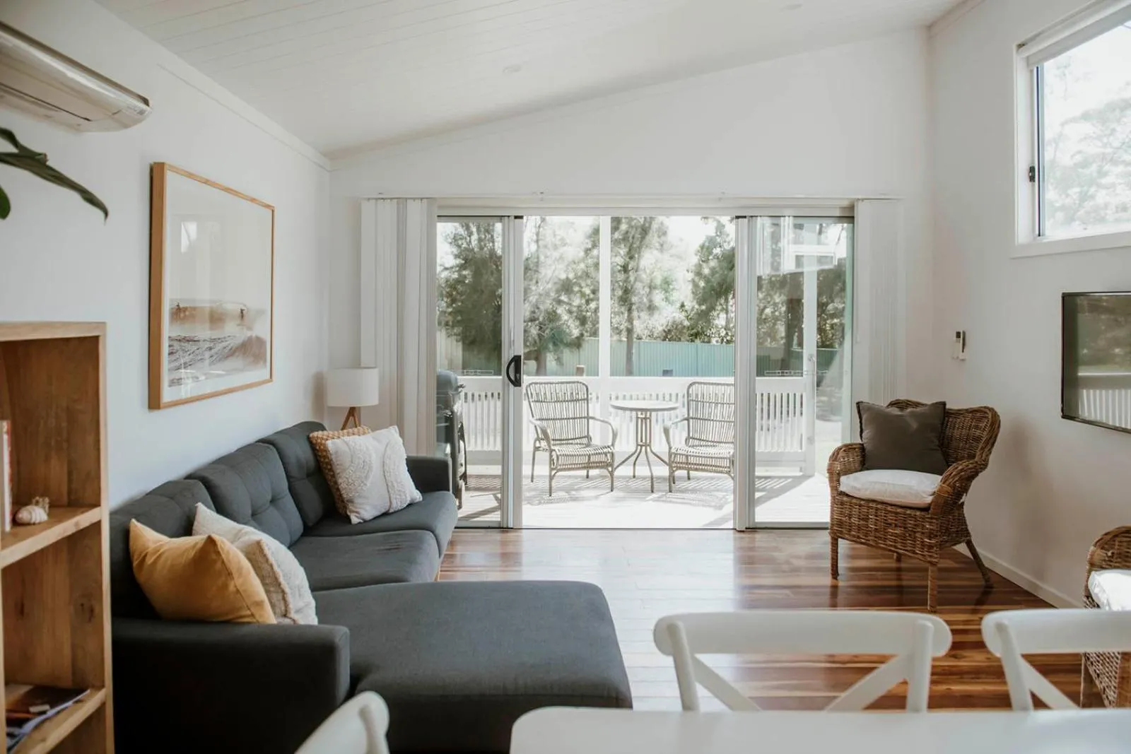 Seating area in Surfside Cudmirrah Beach