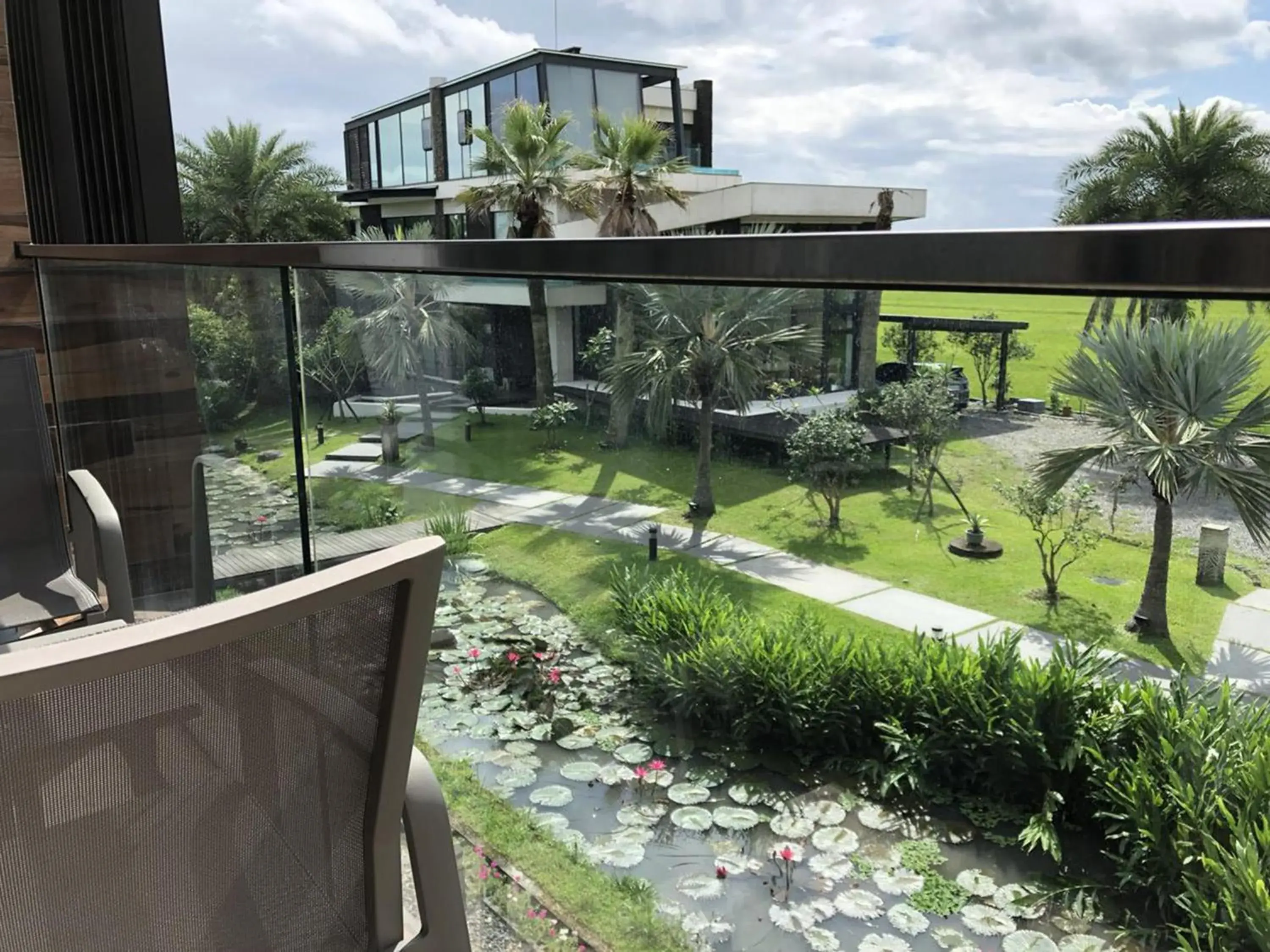 Garden view in Aqua Star Villa Homestay Garden view in Aqua Star Villa Homestay