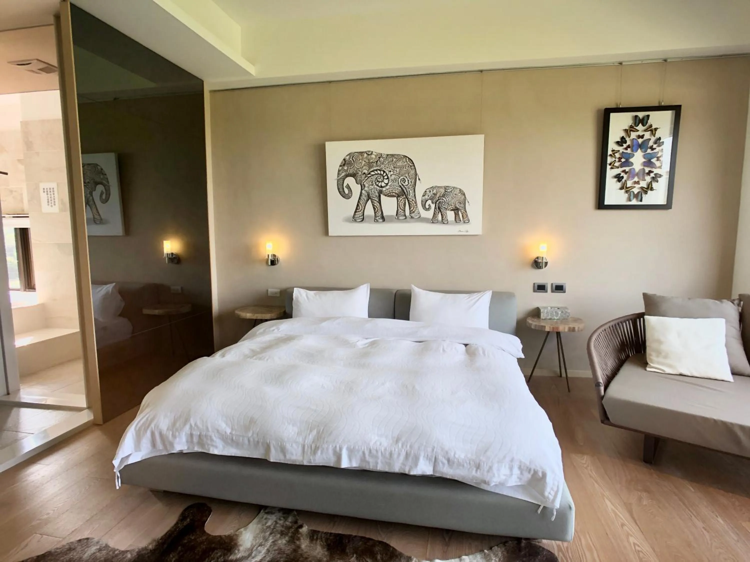 Bed in Aqua Star Villa Homestay