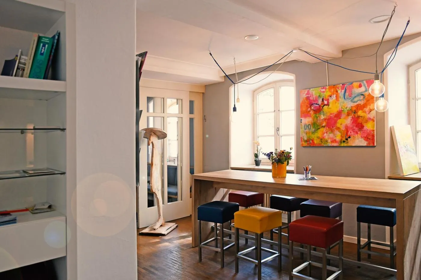 Seating area in Hotel Bergbauer mit Late-Self-Check-IN