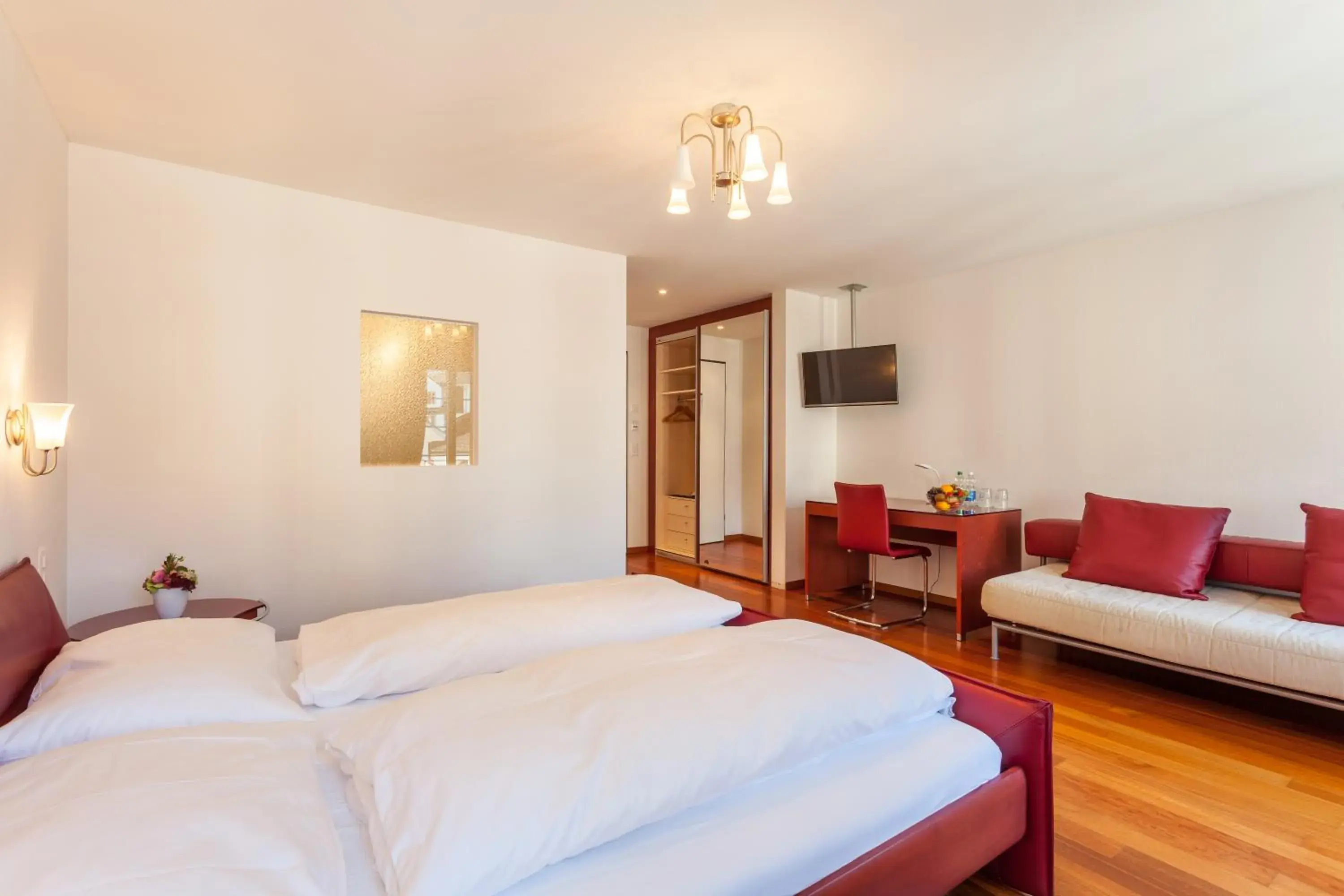 Bed in Weisses Rössli Swiss Quality Hotel Bed in Weisses Rössli Swiss Quality Hotel