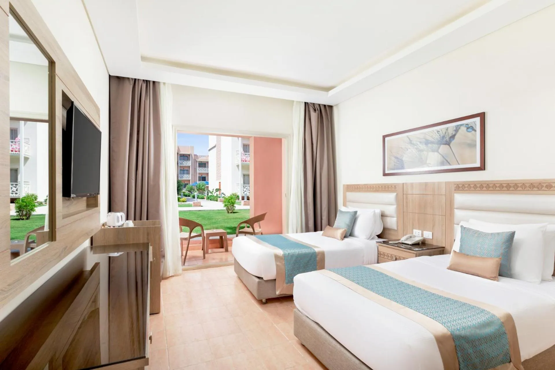 Bed in Pickalbatros Aqua Park Resort - Hurghada