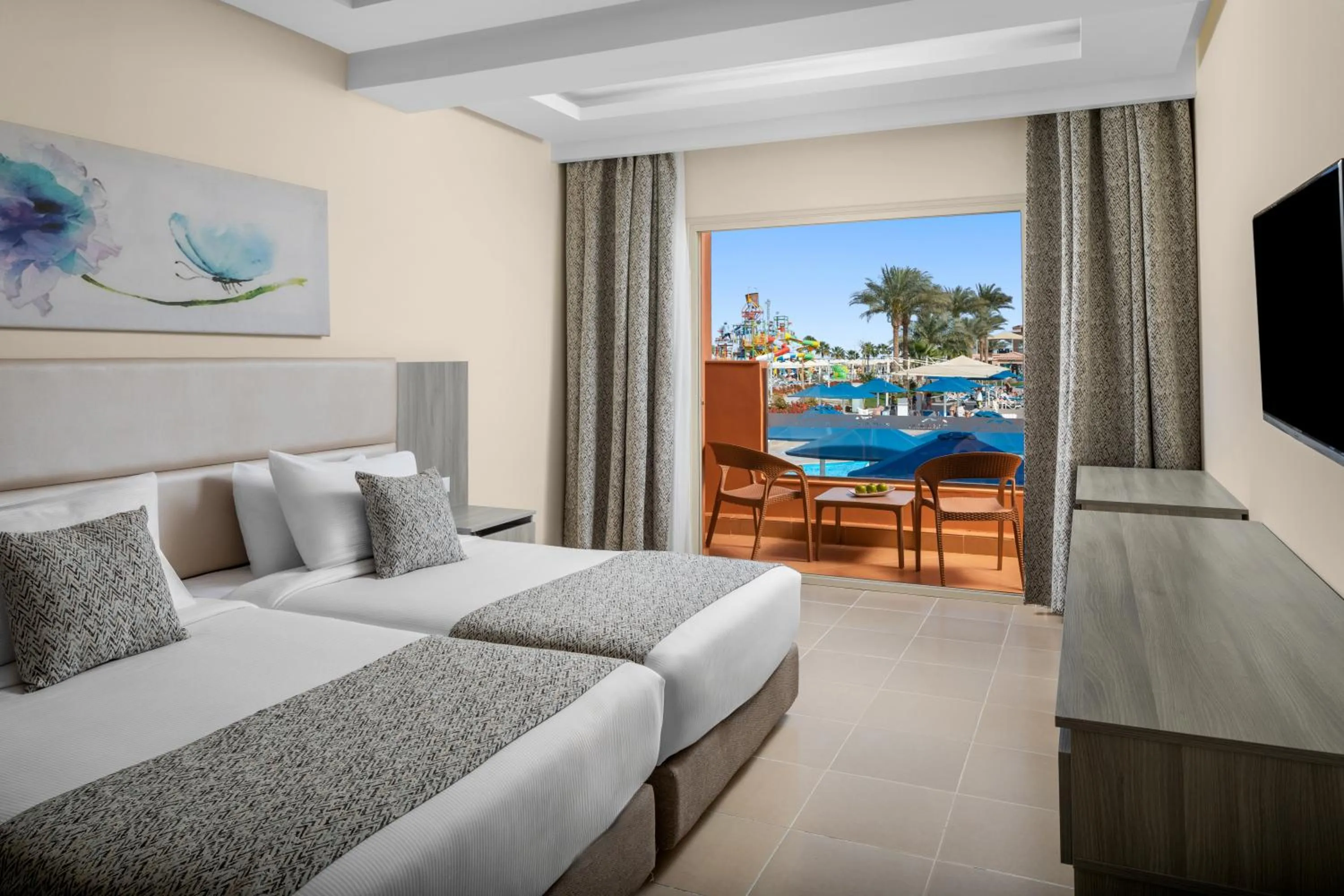 Bed in Pickalbatros Aqua Park Resort - Hurghada