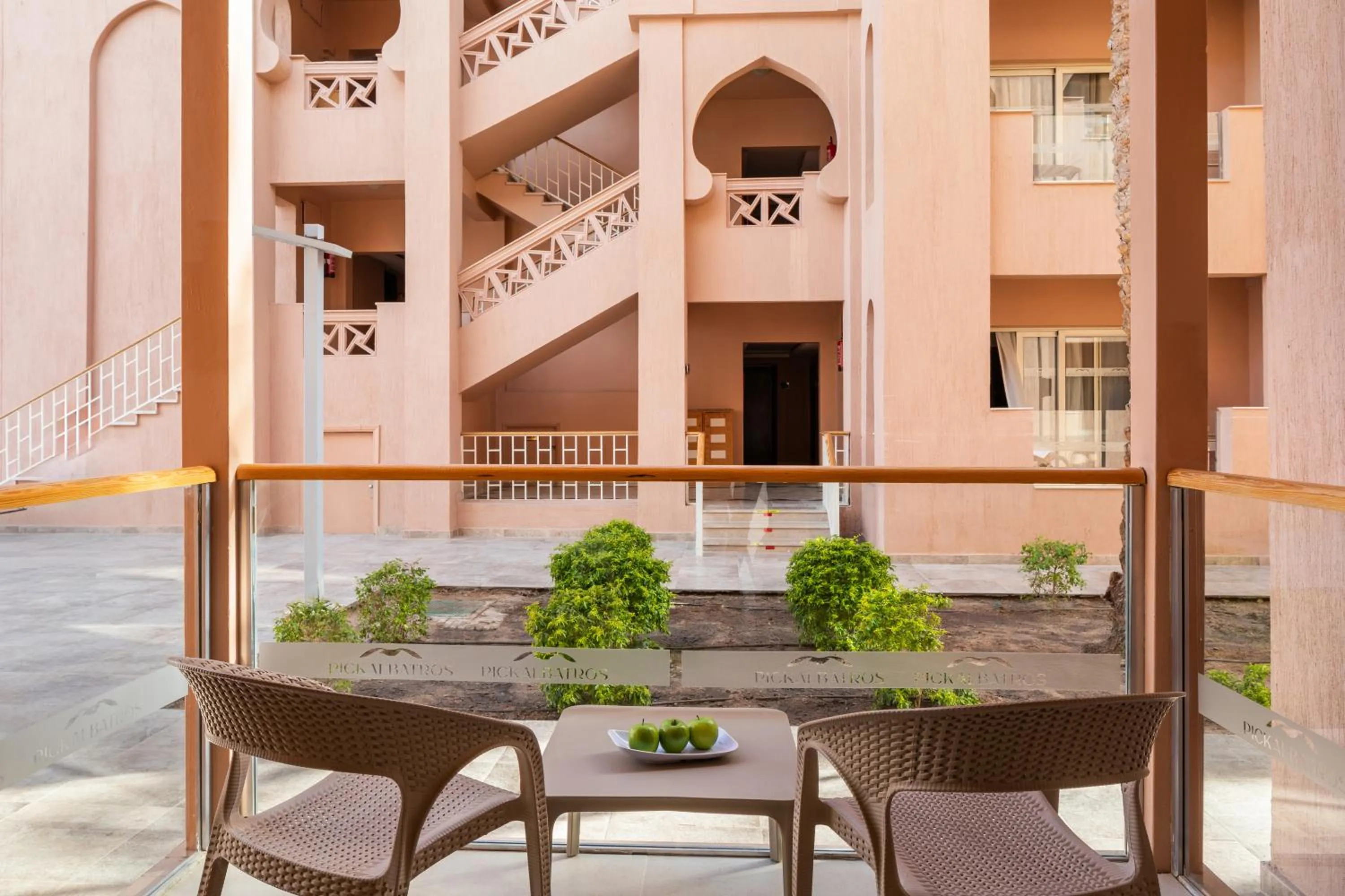 Balcony/Terrace in Pickalbatros Aqua Park Resort - Hurghada