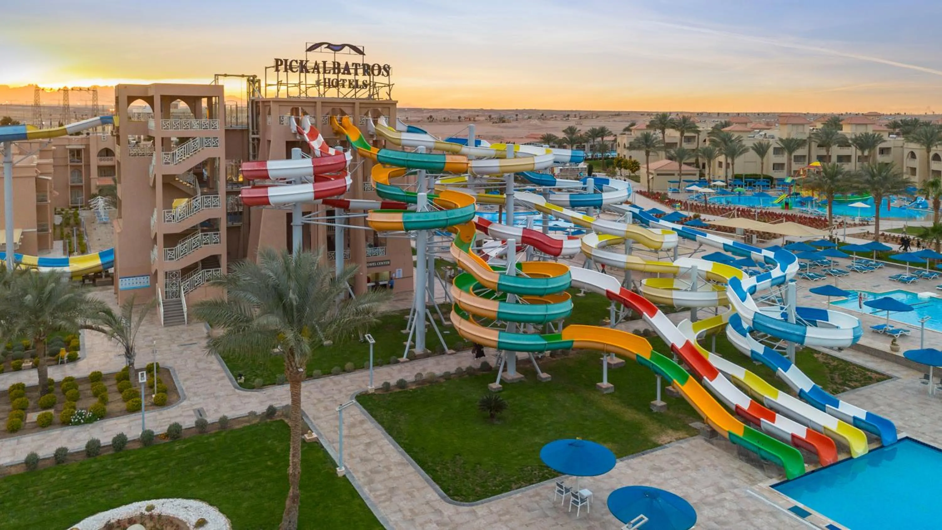 Aqua park in Pickalbatros Aqua Park Resort - Hurghada