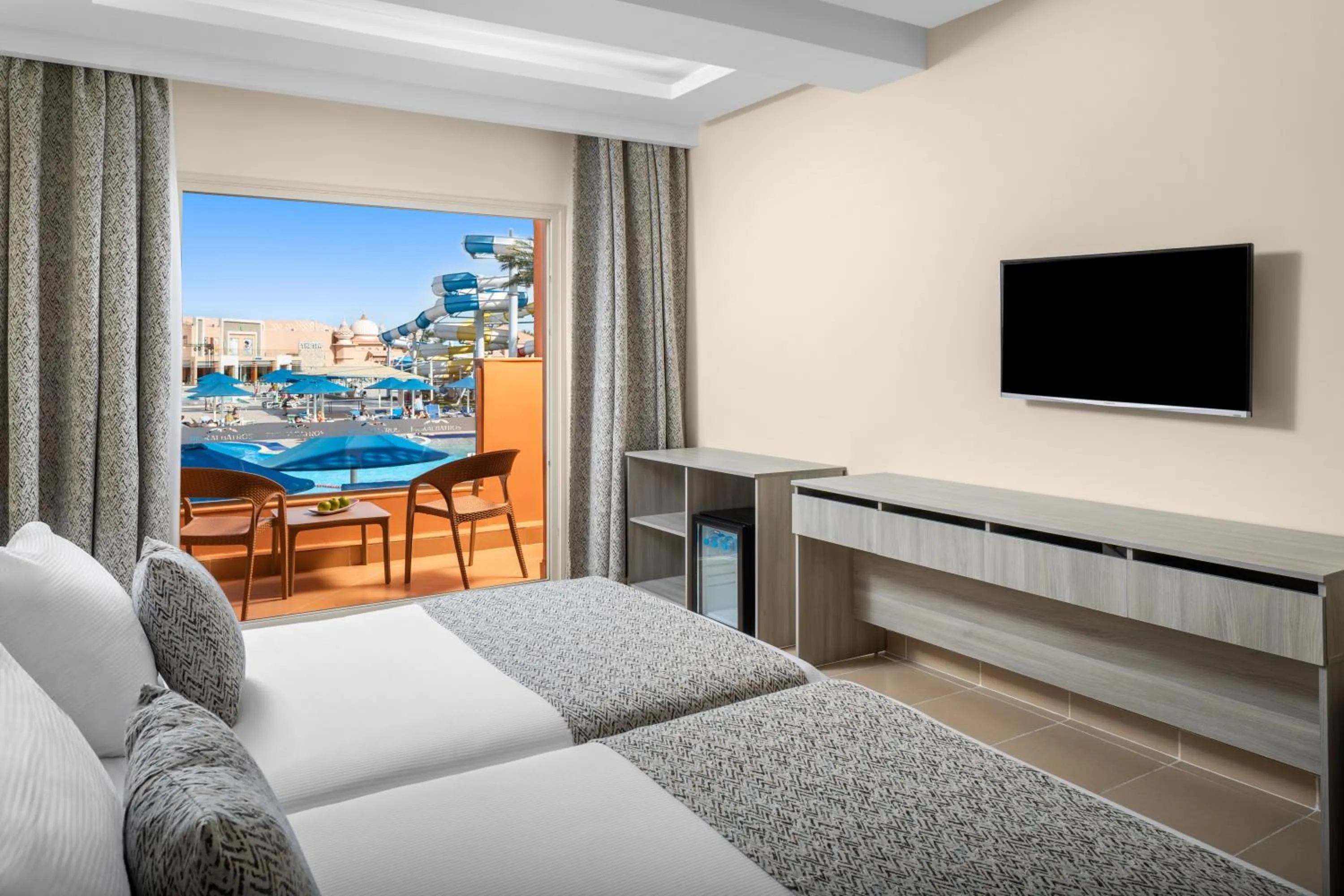 Bed in Pickalbatros Aqua Park Resort - Hurghada