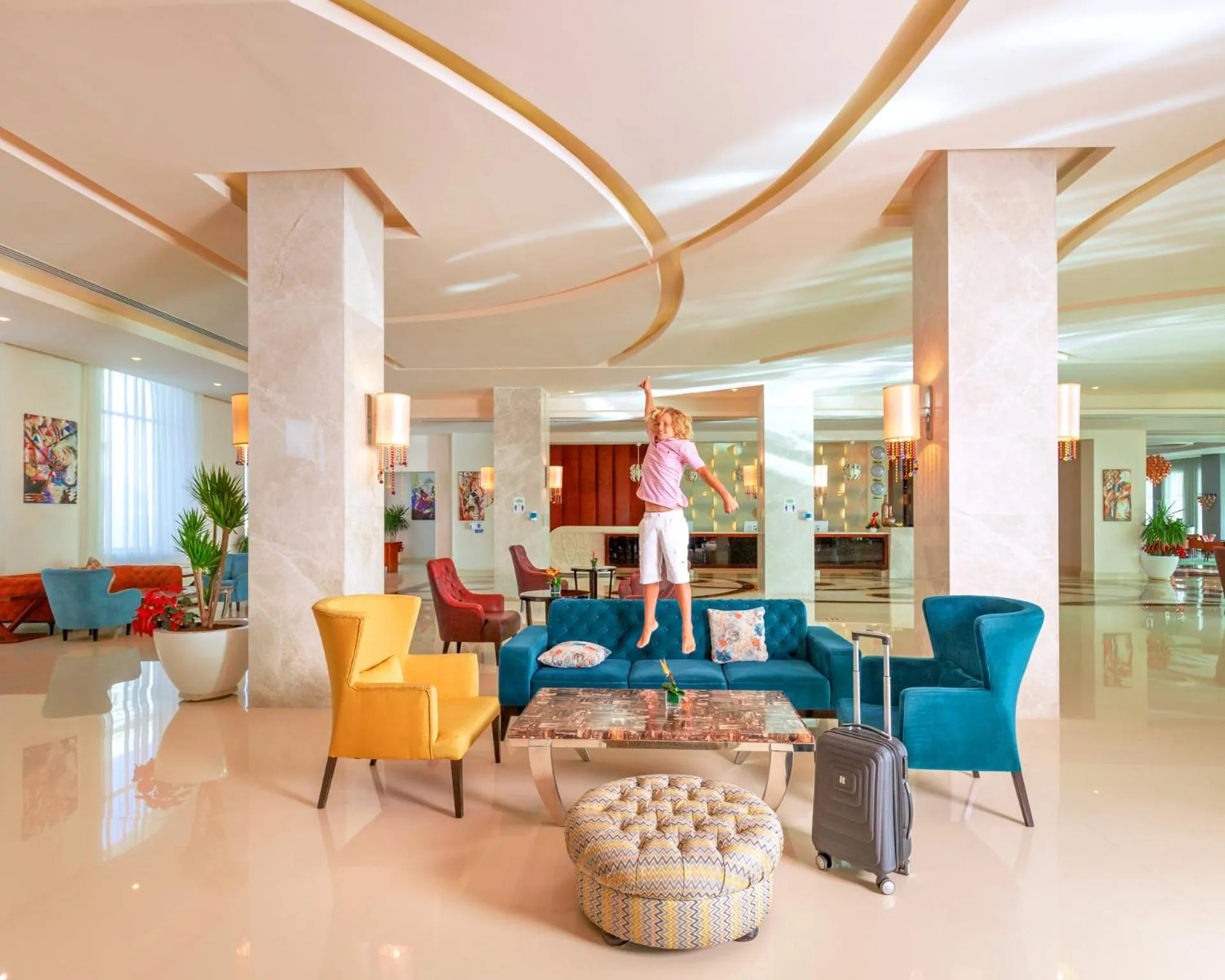 Lobby or reception in Pickalbatros Royal Moderna Sharm "Aqua Park"- All inclusive