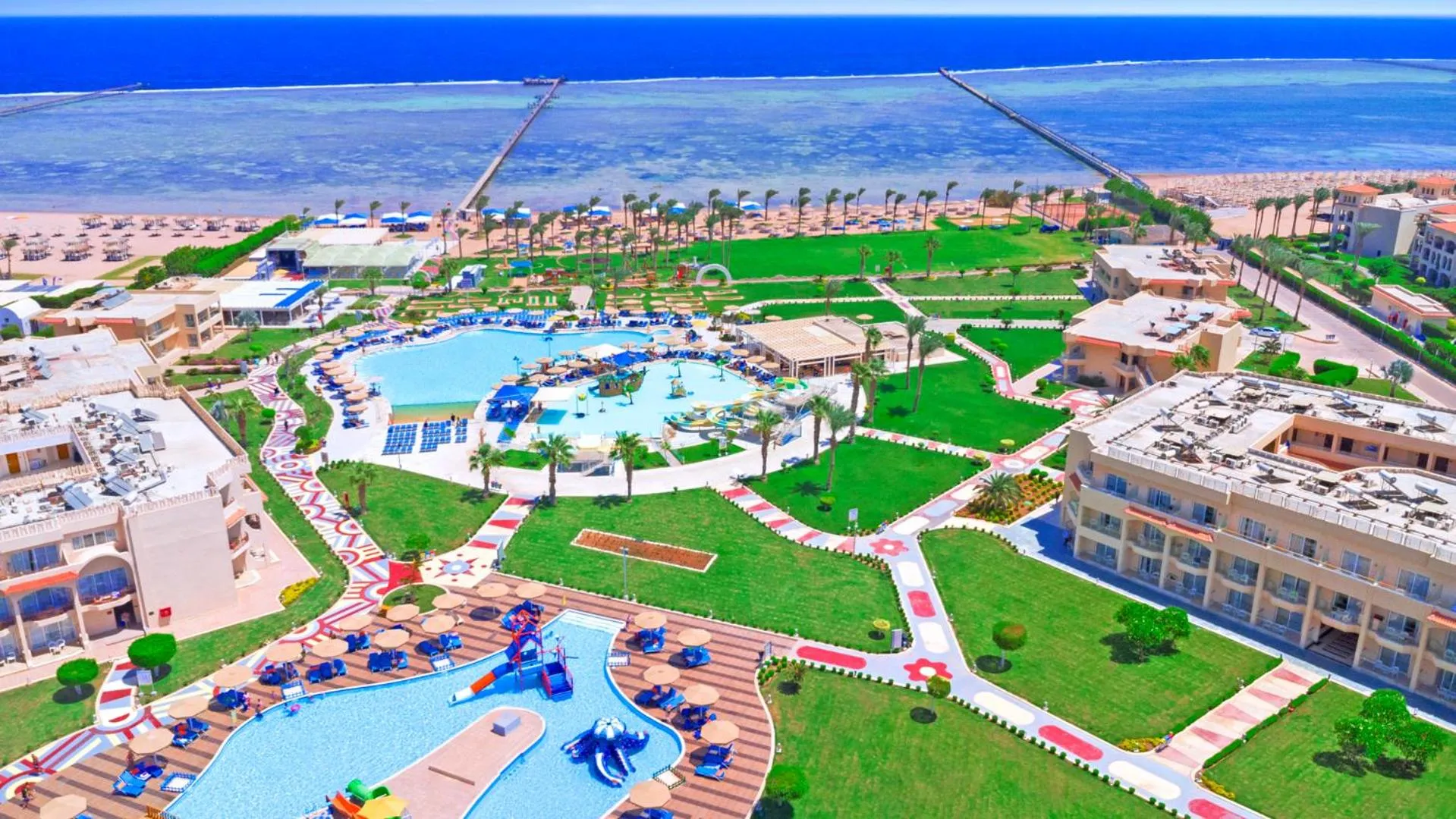 Bird's eye view in Pickalbatros Royal Moderna Sharm "Aqua Park"- All inclusive