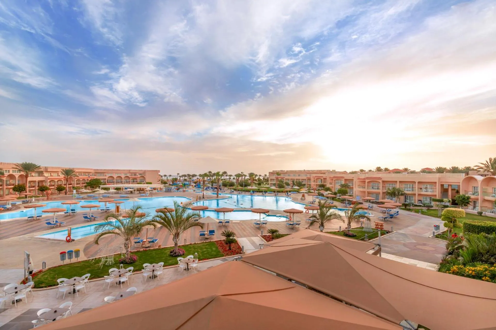 Bird's eye view in Pickalbatros Royal Moderna Sharm "Aqua Park"- All inclusive