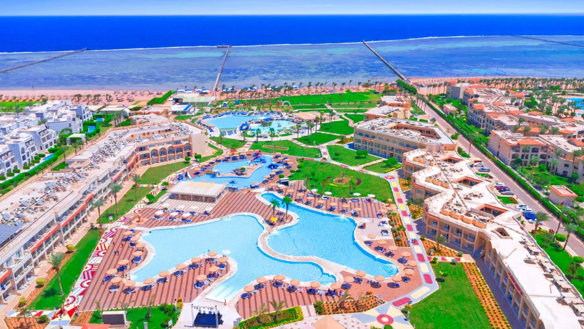 Bird's eye view in Pickalbatros Royal Moderna Sharm "Aqua Park"- All inclusive